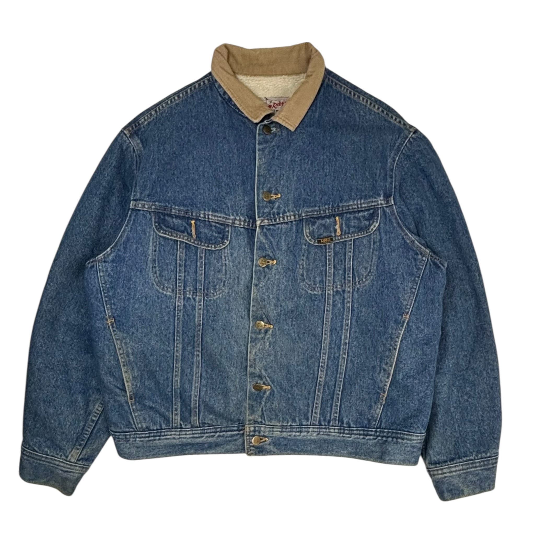 Vintage Lee Storm Rider Dark Wash Denim Jacket