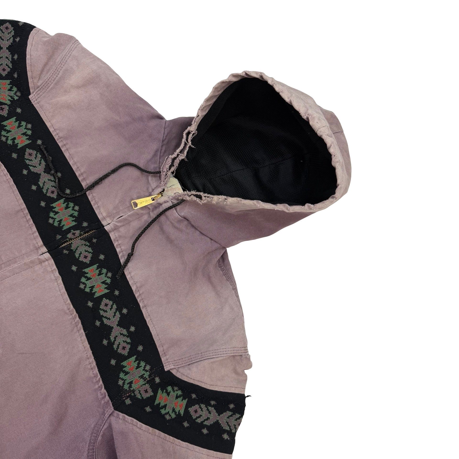 Vintage Carhartt Active Jacket Southwest Aztec Faded Purple