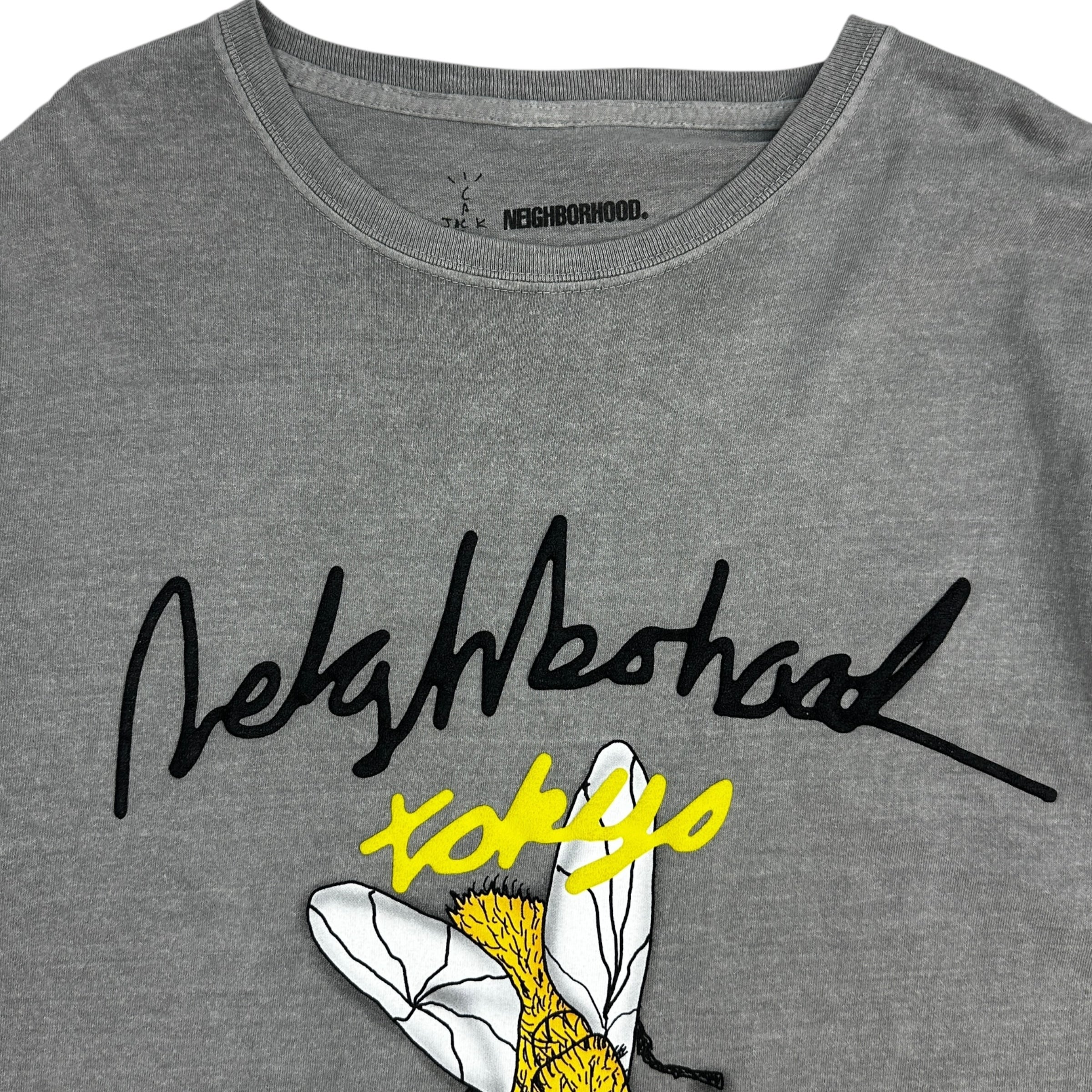 Cactus Jack Travis Scott Neighborhood Enjoy The Ride Tee Grey