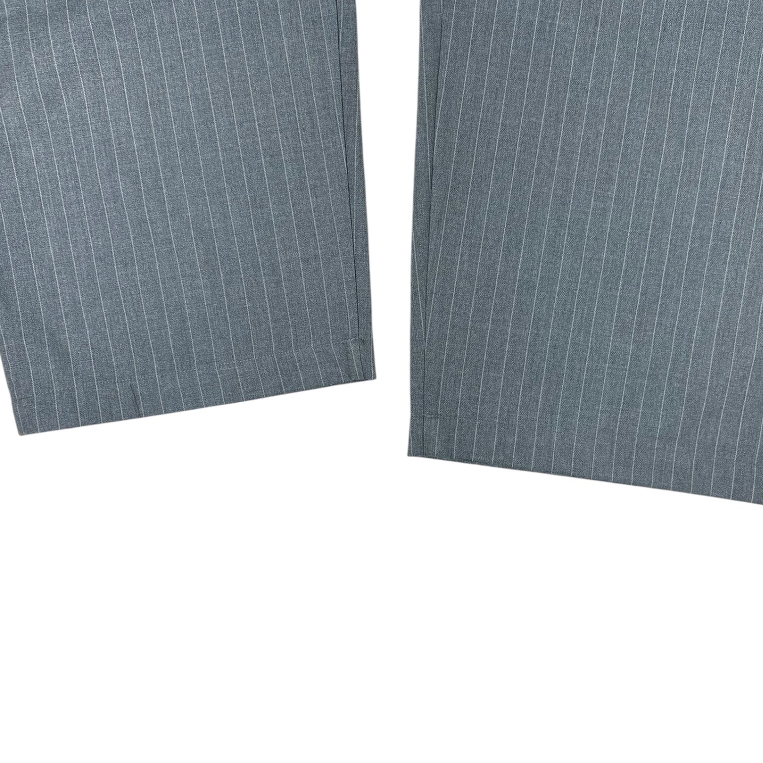 Stussy Striped Volume Pleated Trousers Grey