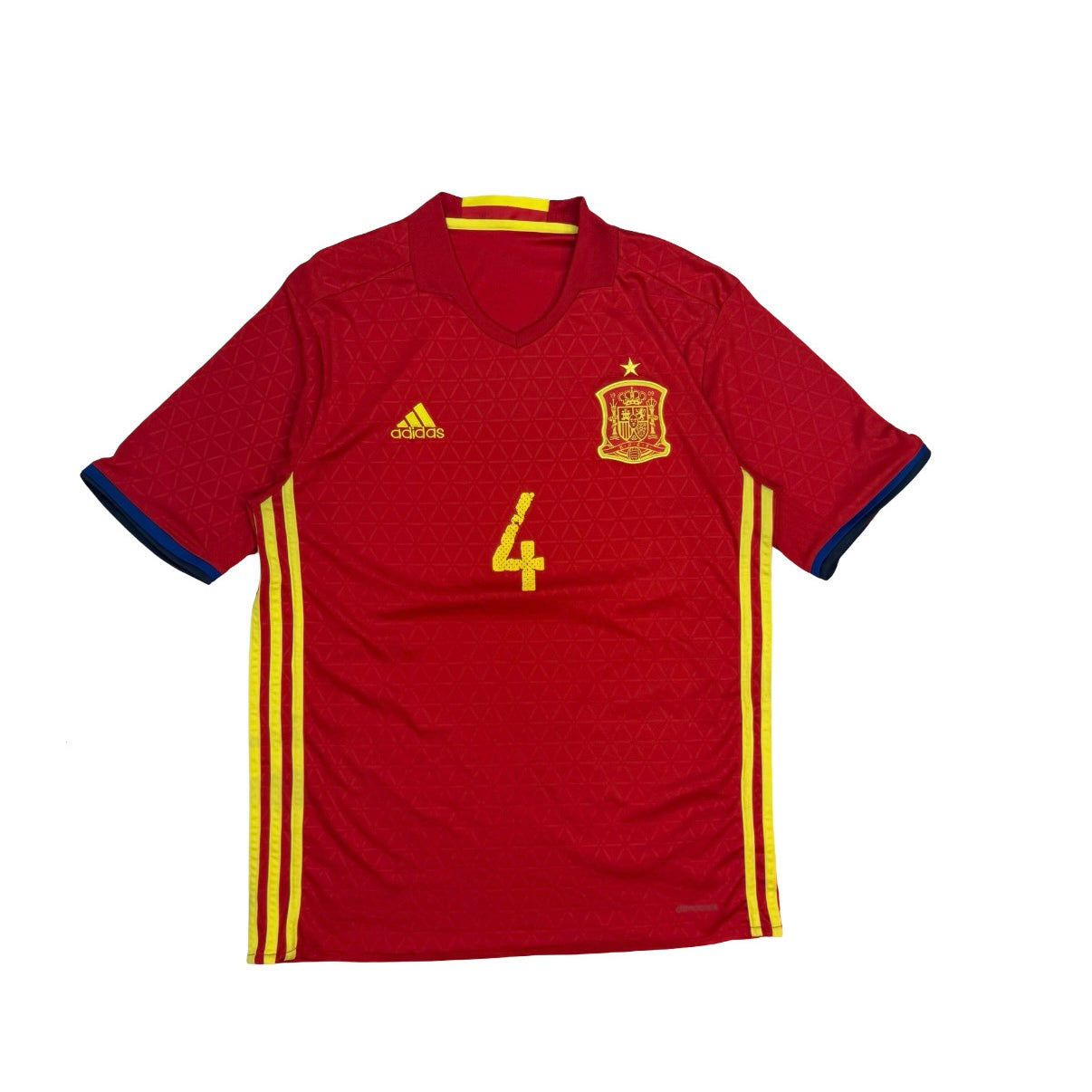 2016-17 Adidas Spain Home Jersey Red