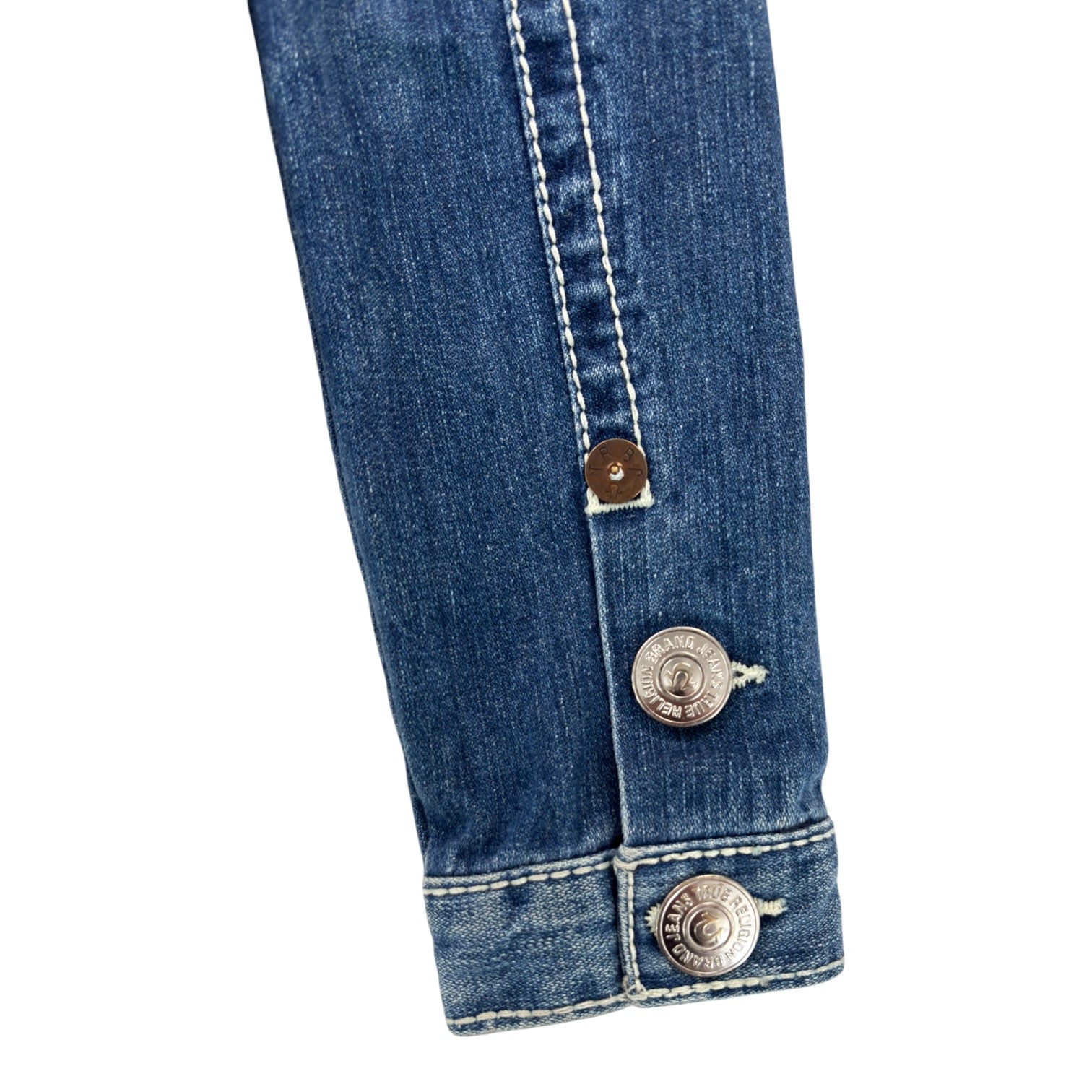 (W) Y2K True Religion Denim Blazer