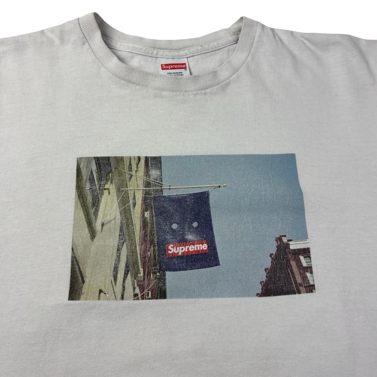 Supreme Banner Tee White