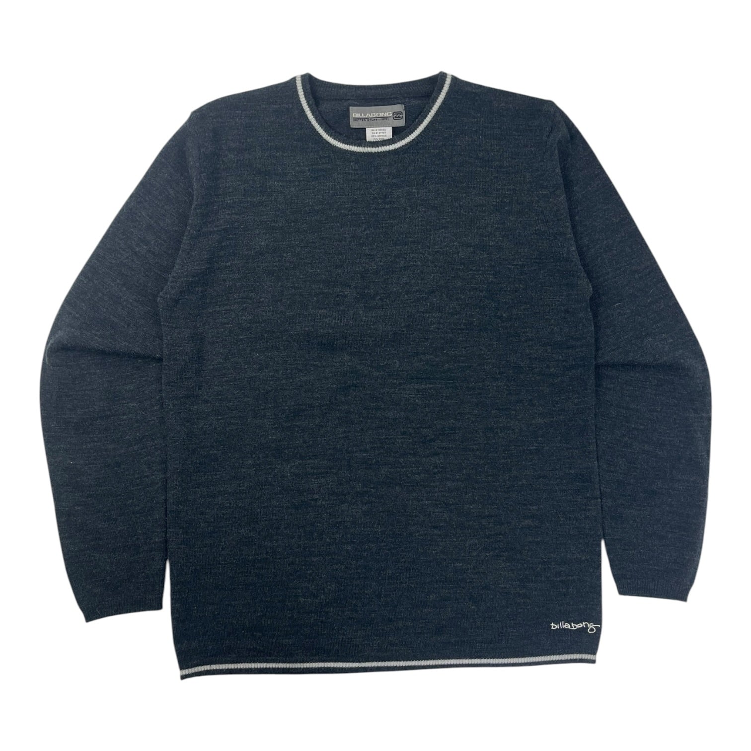 Vintage Y2K Billabong Wool Crewneck Navy