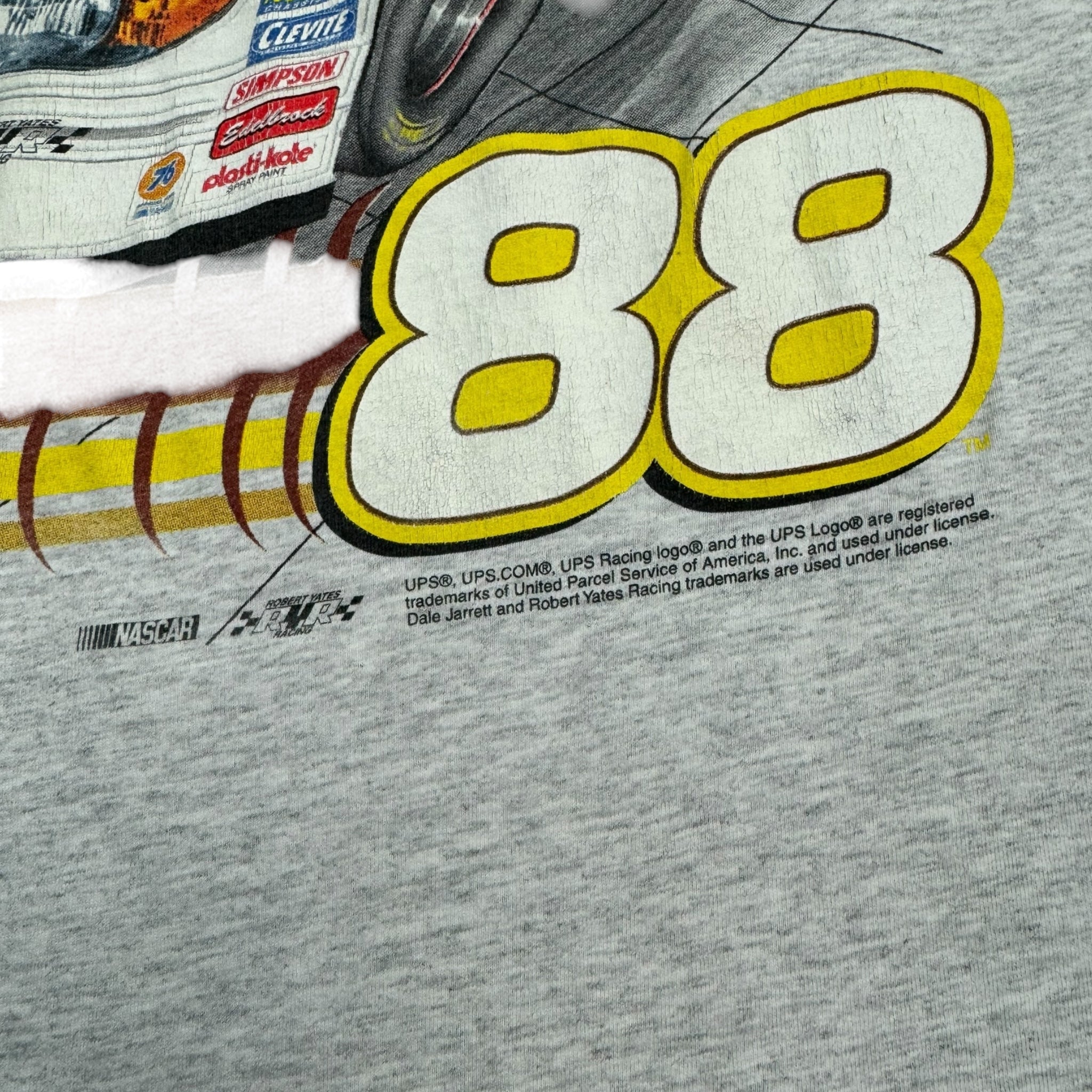 Vintage UPS Dale Jarrett NASCAR Racing T-Shirt