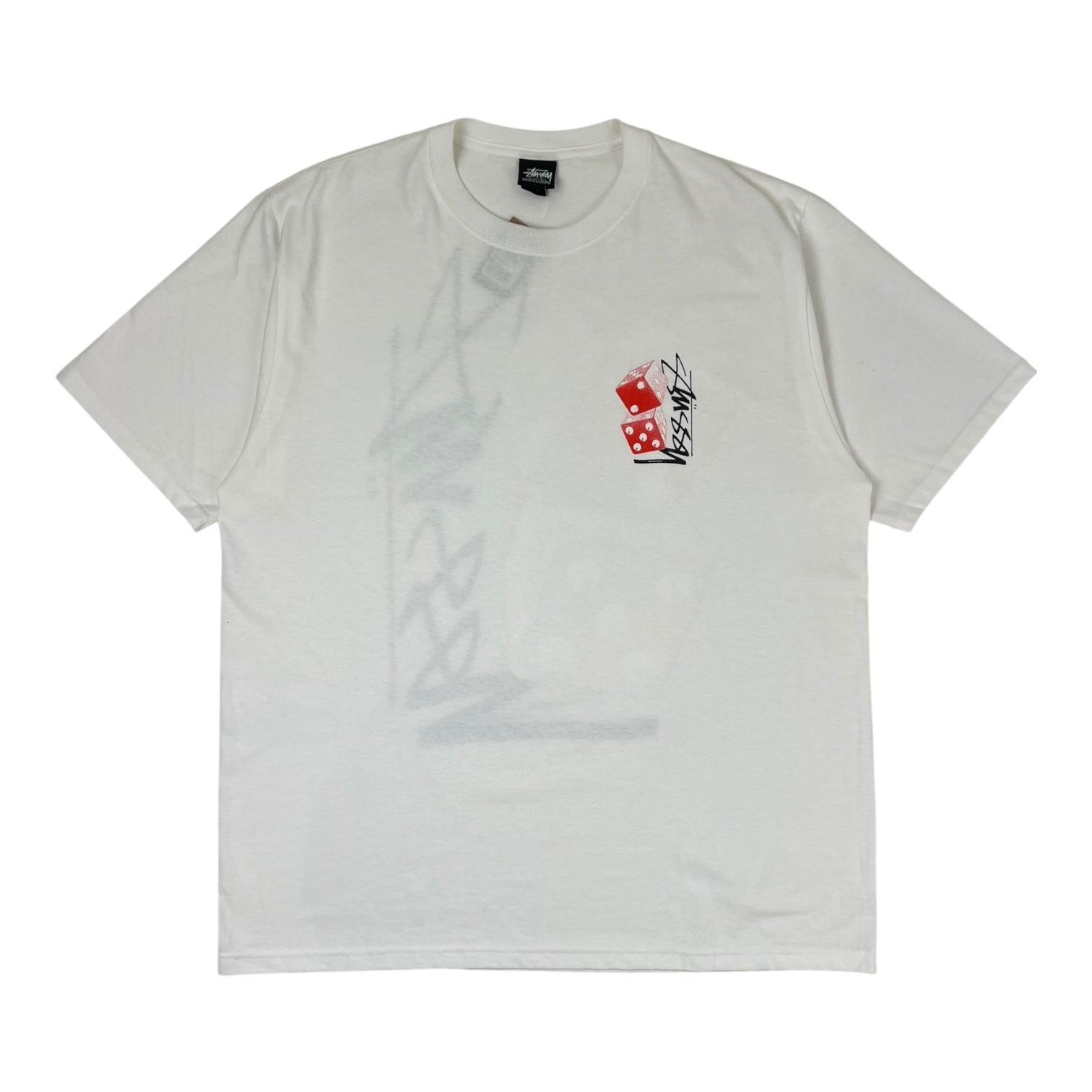 Stussy Tall Dice T-Shirt White