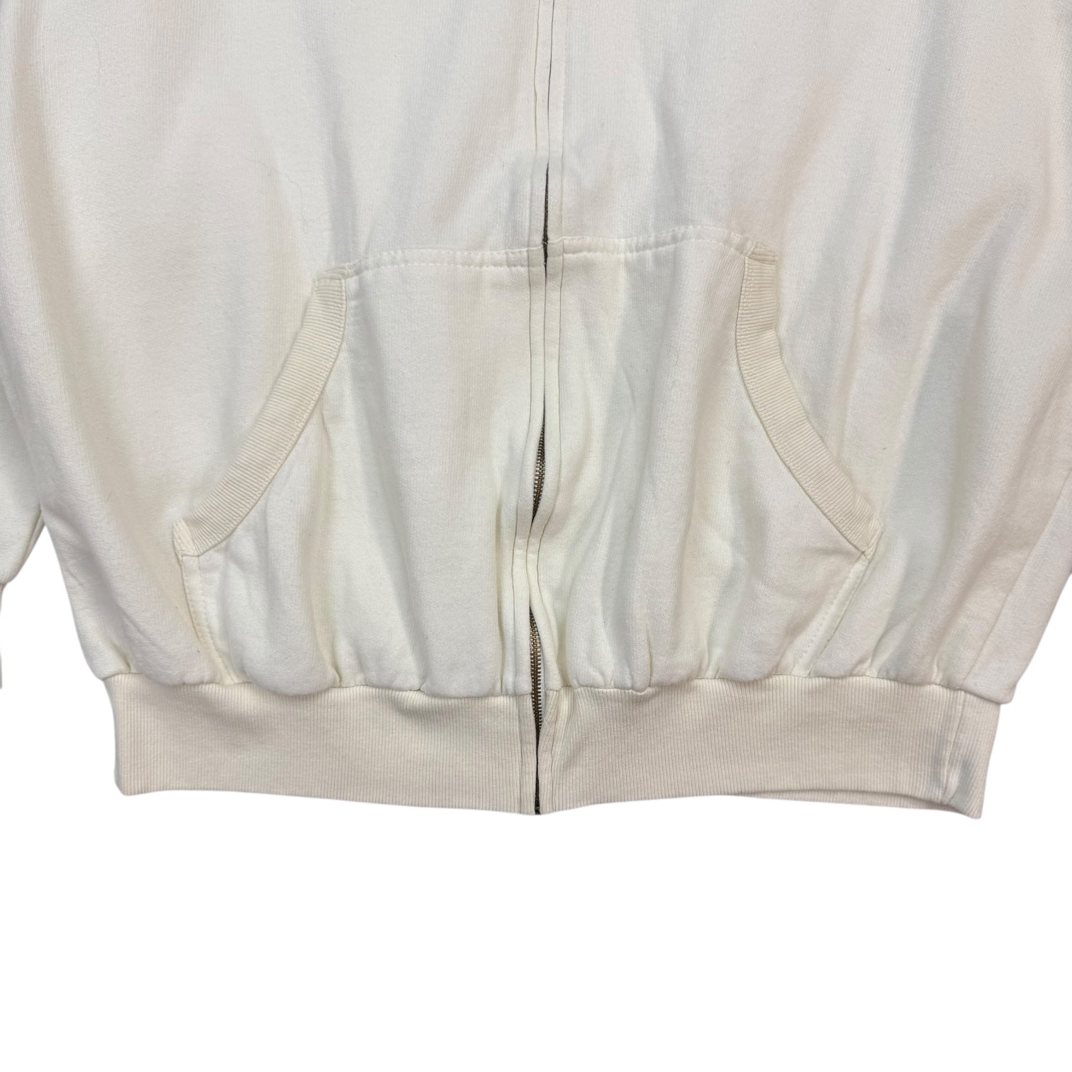 Vintage Phat Farm Zip Up Hoodie Cream