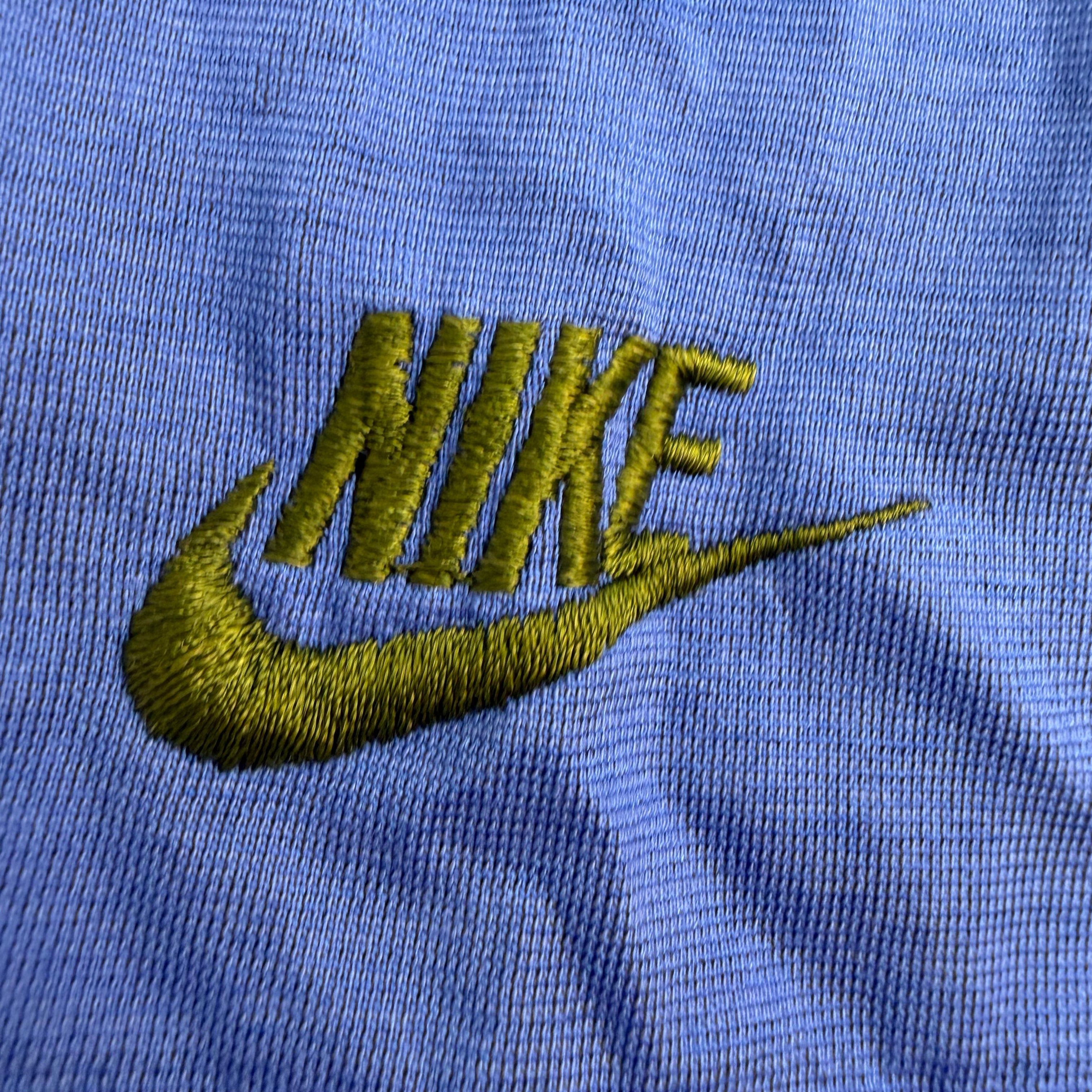 Vintage Nike Diamond Print Polo Shirt Lavender