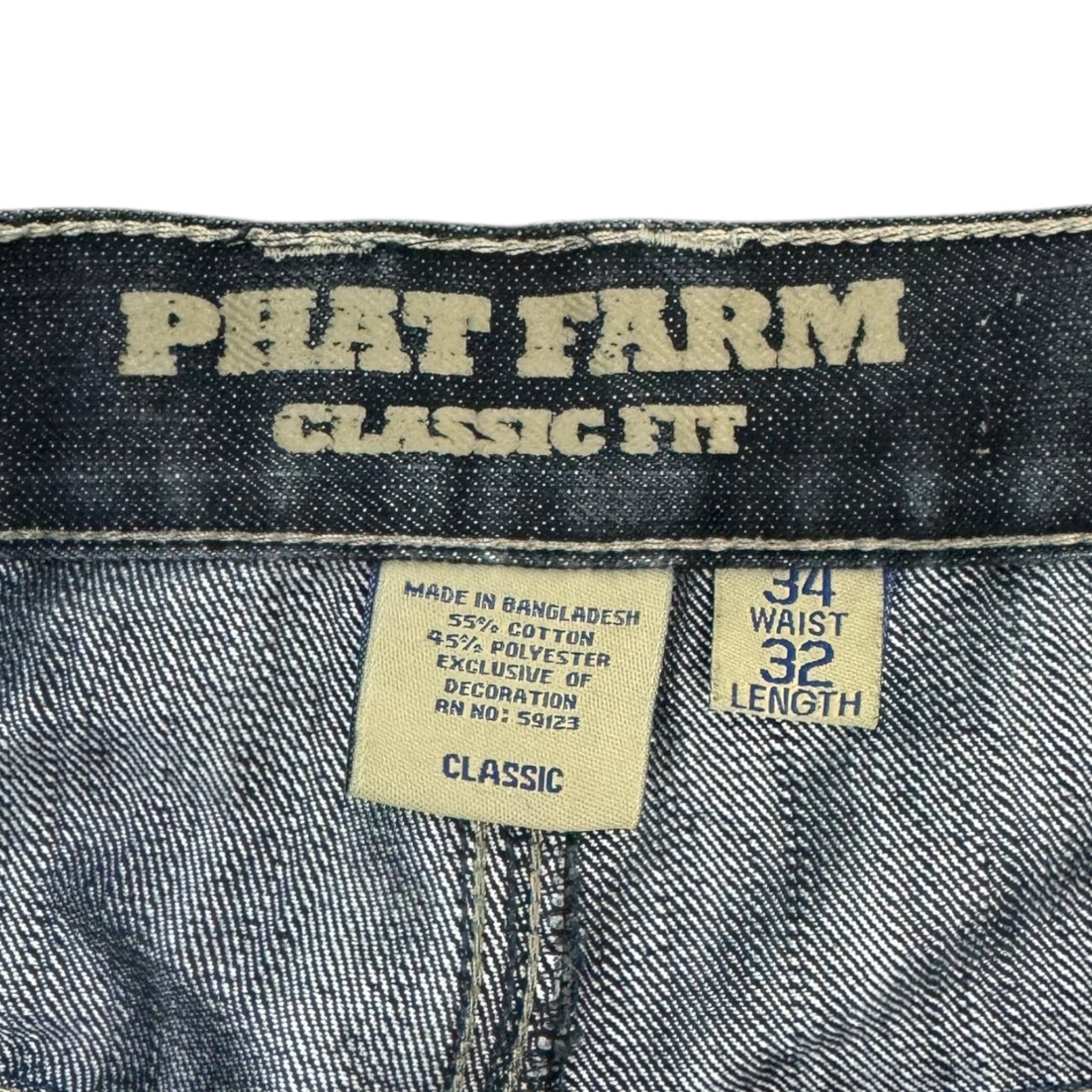 Vintage Y2K Phat Farm Embroidered Denim Jeans