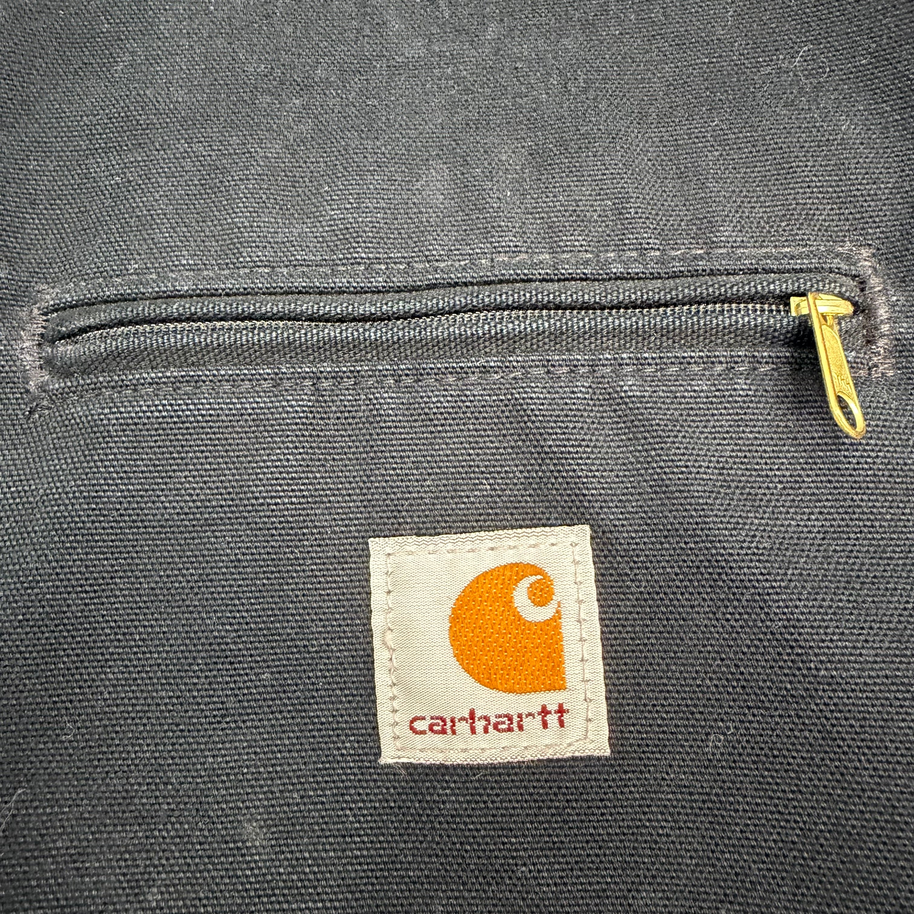 Vintage Carhartt Detroit Blanket Lined Jacket Black