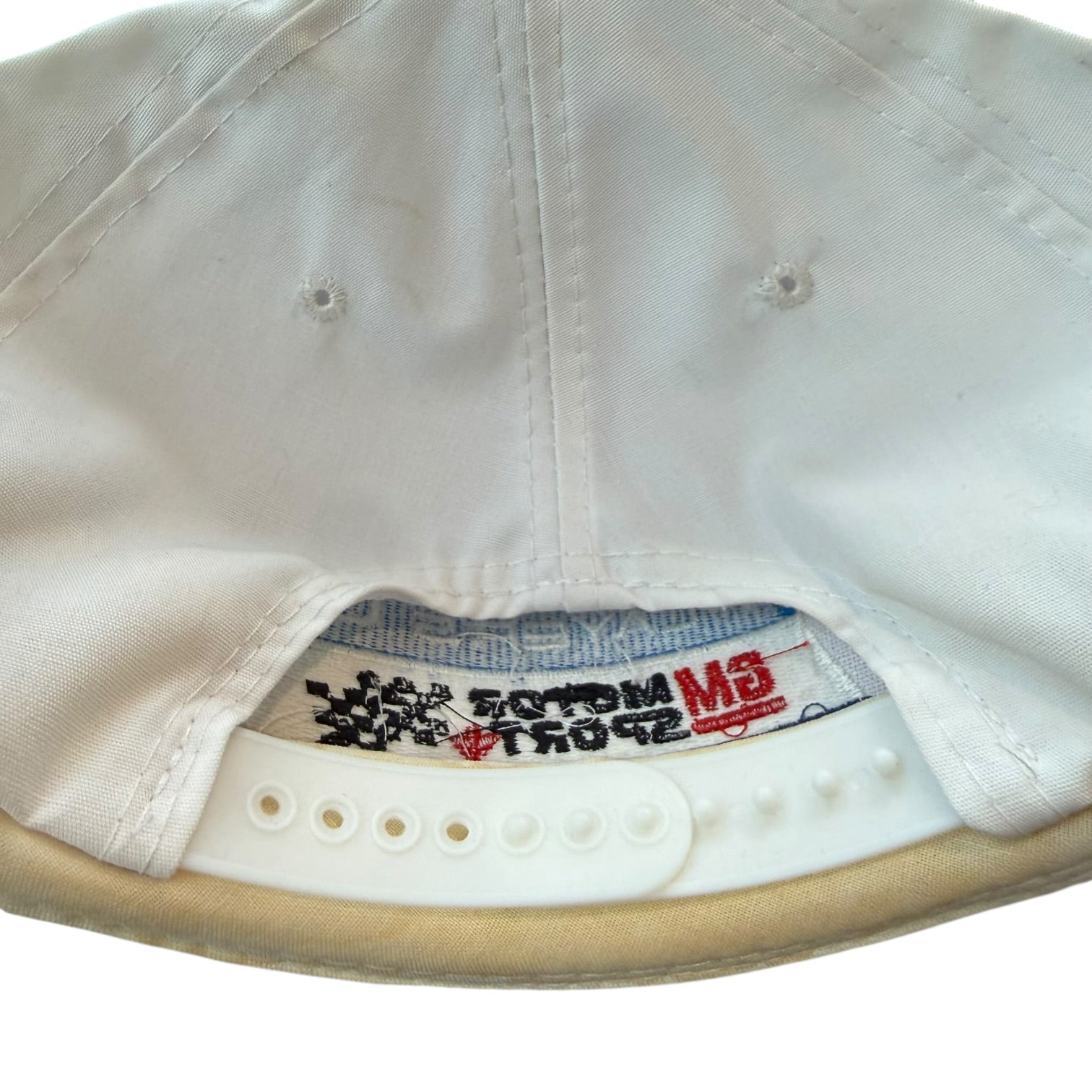 Vintage Players Ltd GM Motor Sports Hat White