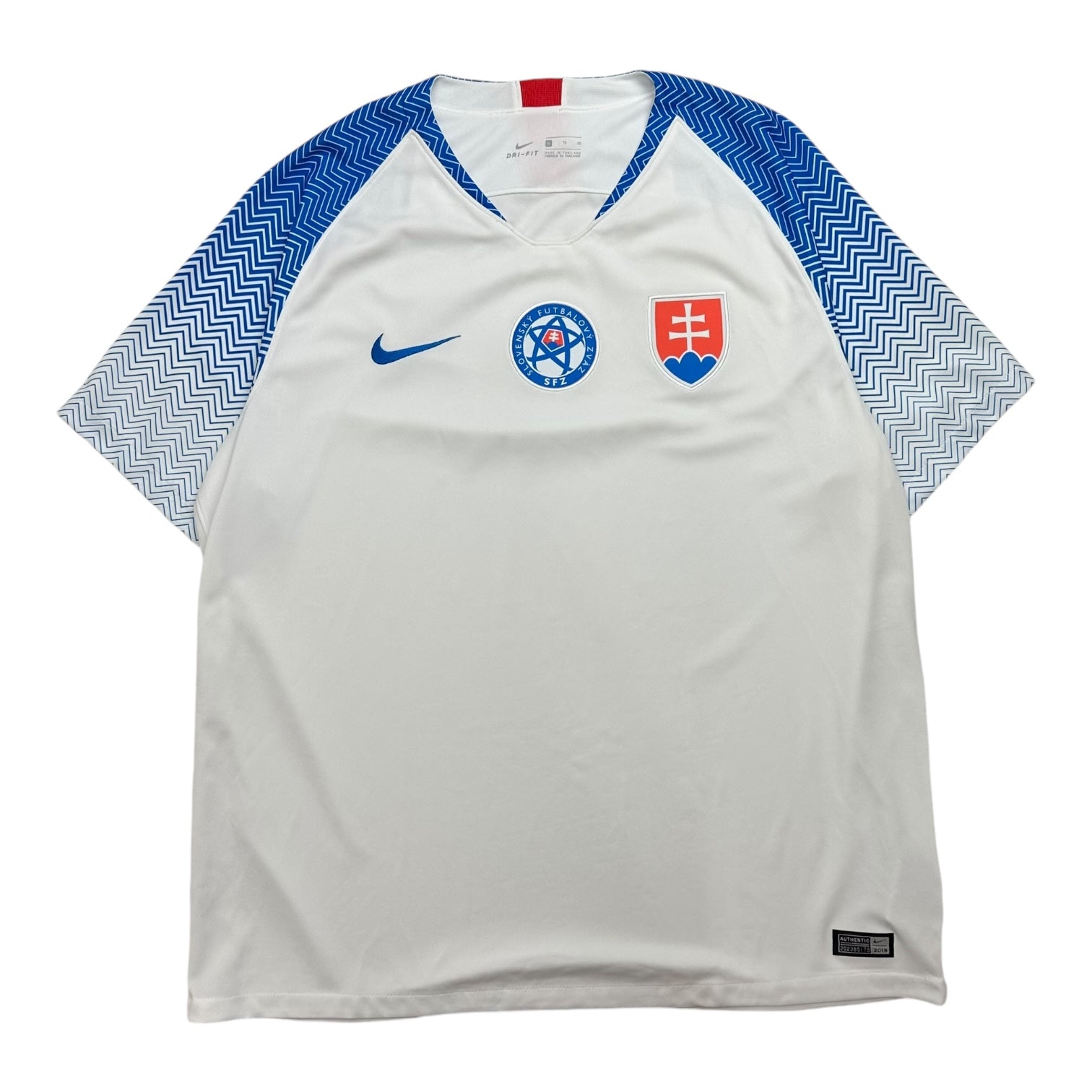 2018 Slovakia National Team Home Soccer Jersey