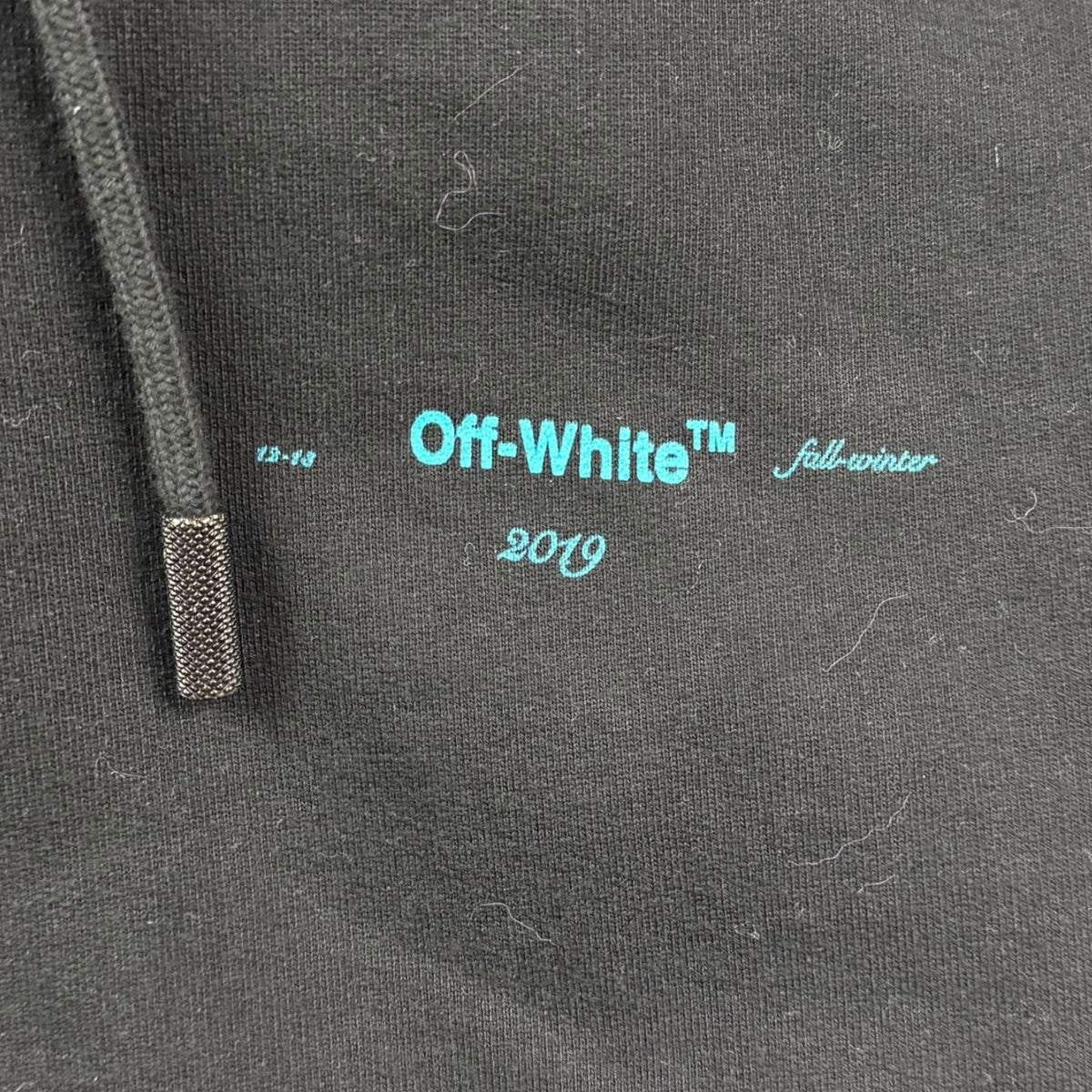Off-White Diag Gradient Hoodie Black