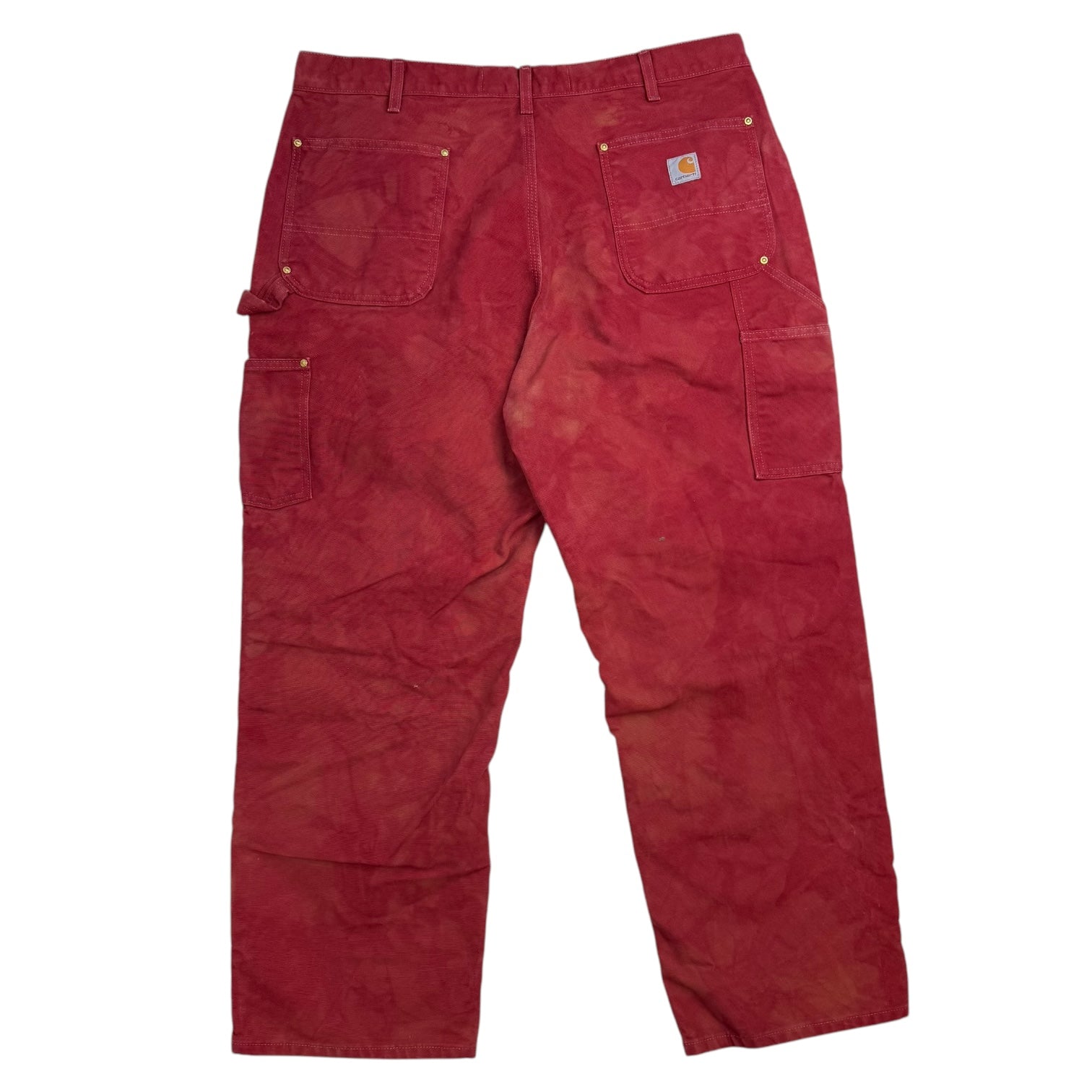 Vintage Carhartt Double Knee Pants Red Dye