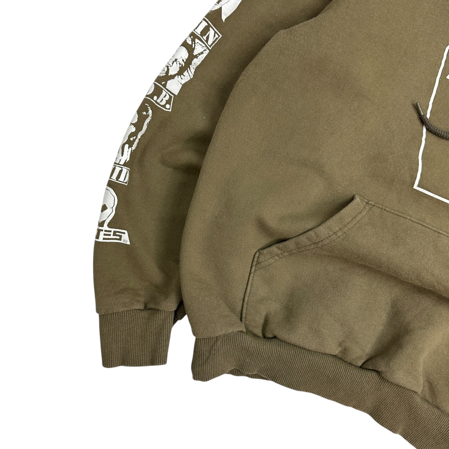 Vintage Skull Skate Dead Celebrity Hoodie  Green