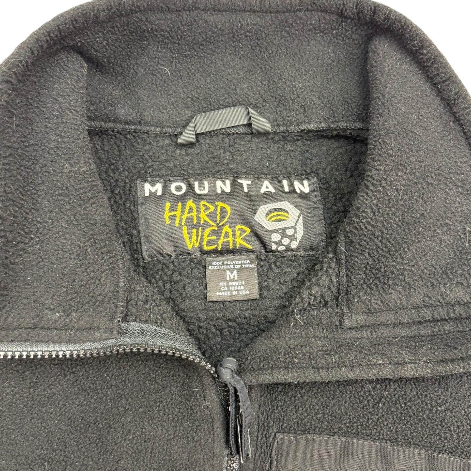Vintage Mountain Hardware Fleece Vest Black