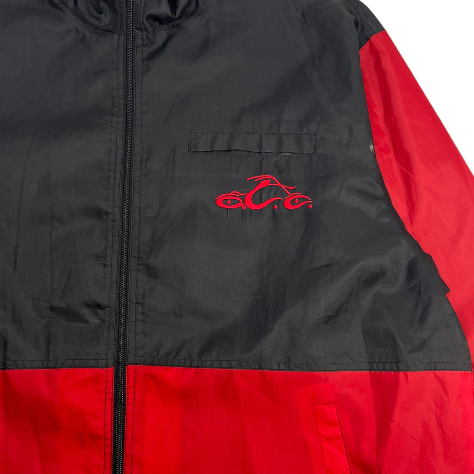 Vintage Orange County Chopperz Windbreaker Black/Red