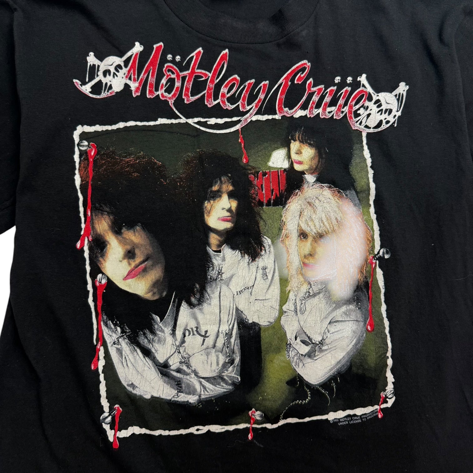 1989 Mötley Crüe Dr. Feelgood Tour Tee Black