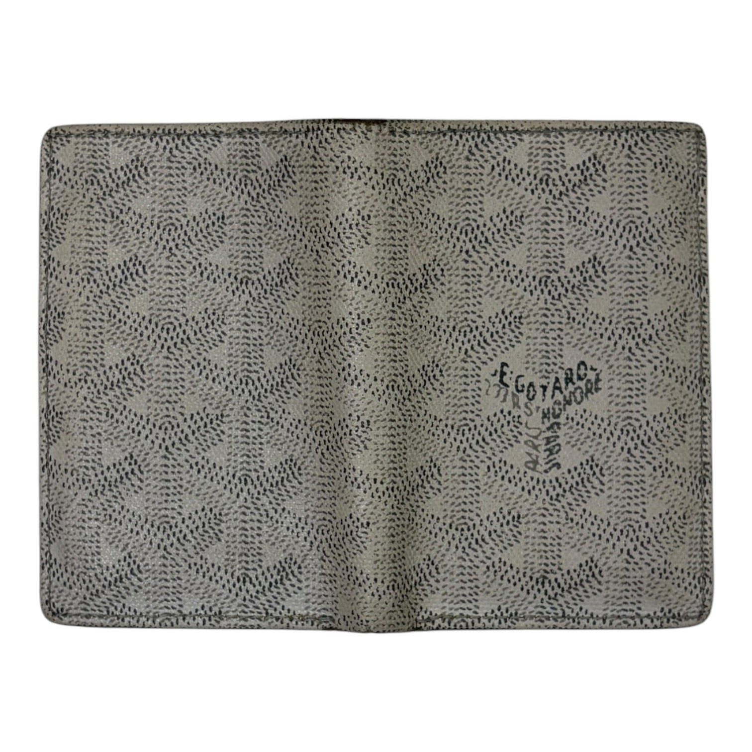 Goyard Saint Pierre Card Holder Cream/Grey