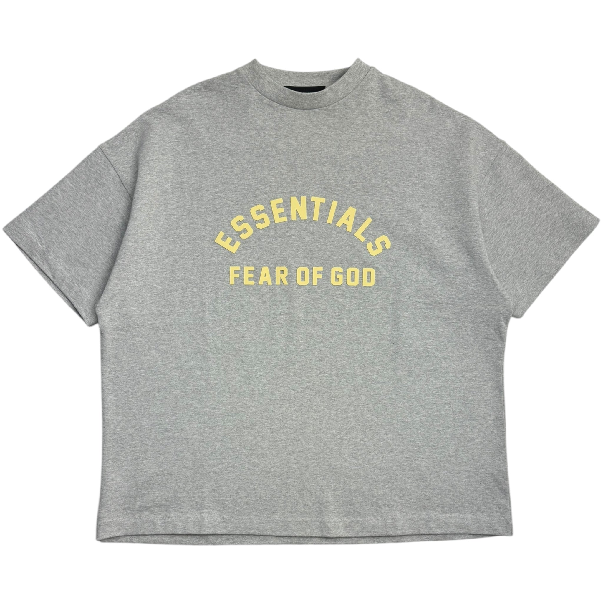 Fear of God Essentials Heavy Jersey Crewneck Tee Light Heather Grey