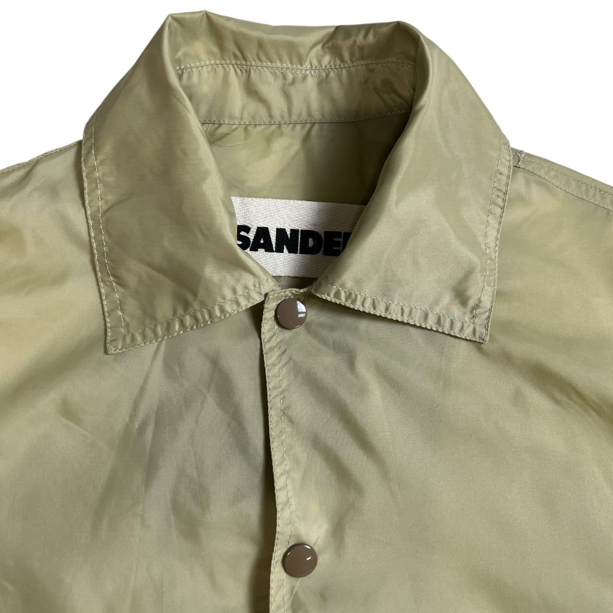 Jil Sander 2021 Nylon Coach Jacket Tan