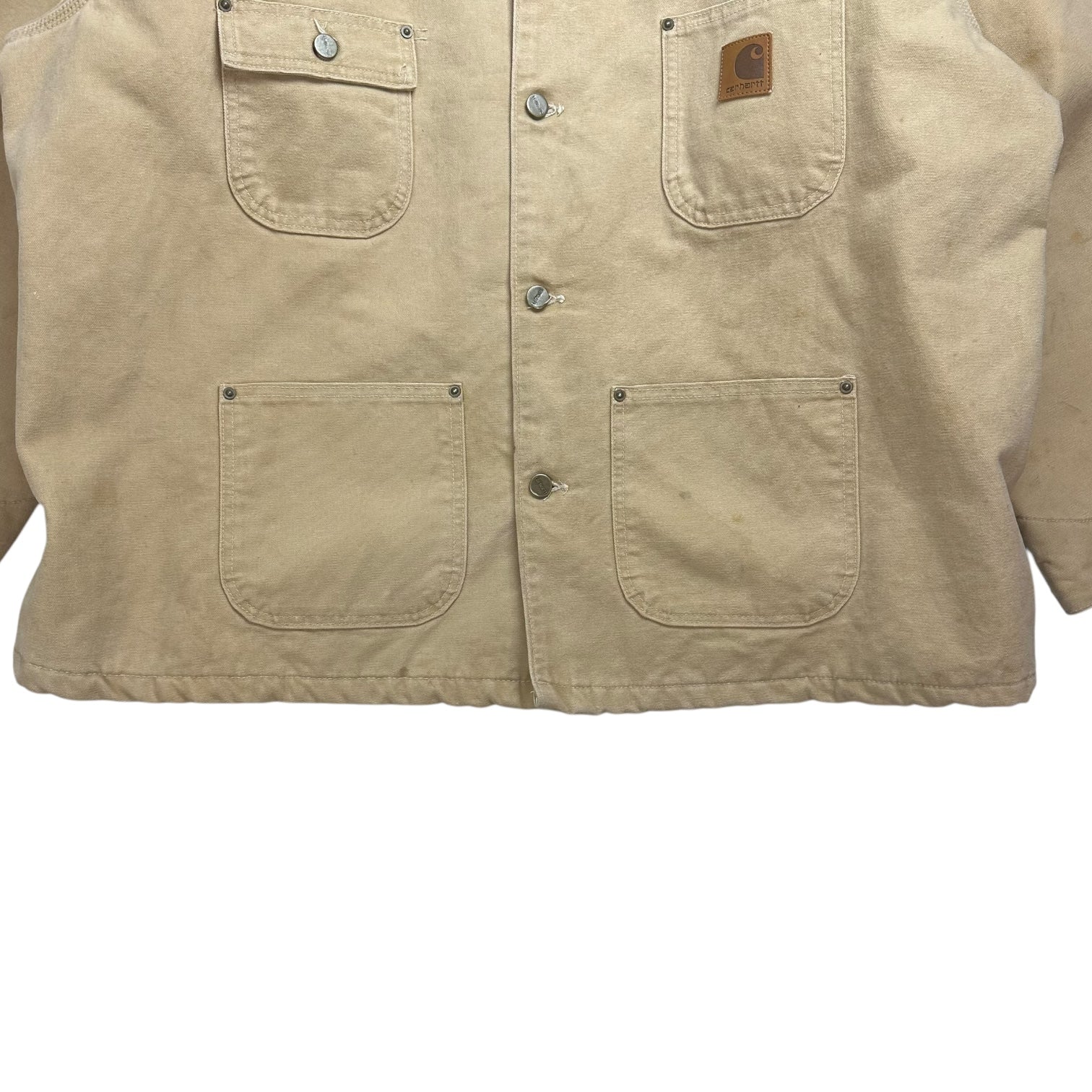 Vintage Carhartt Button Up Jacket Tan