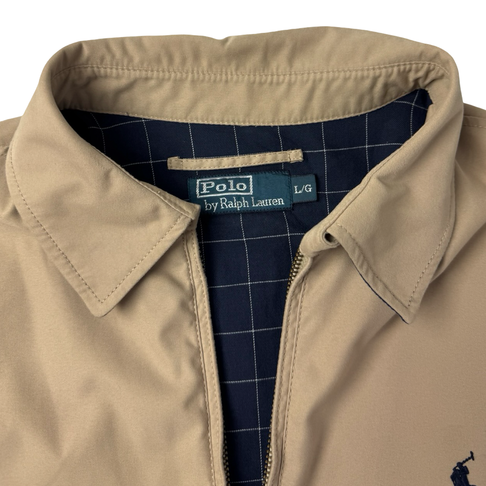 Vintage Polo Ralph Lauren Harrington Jacket Beige