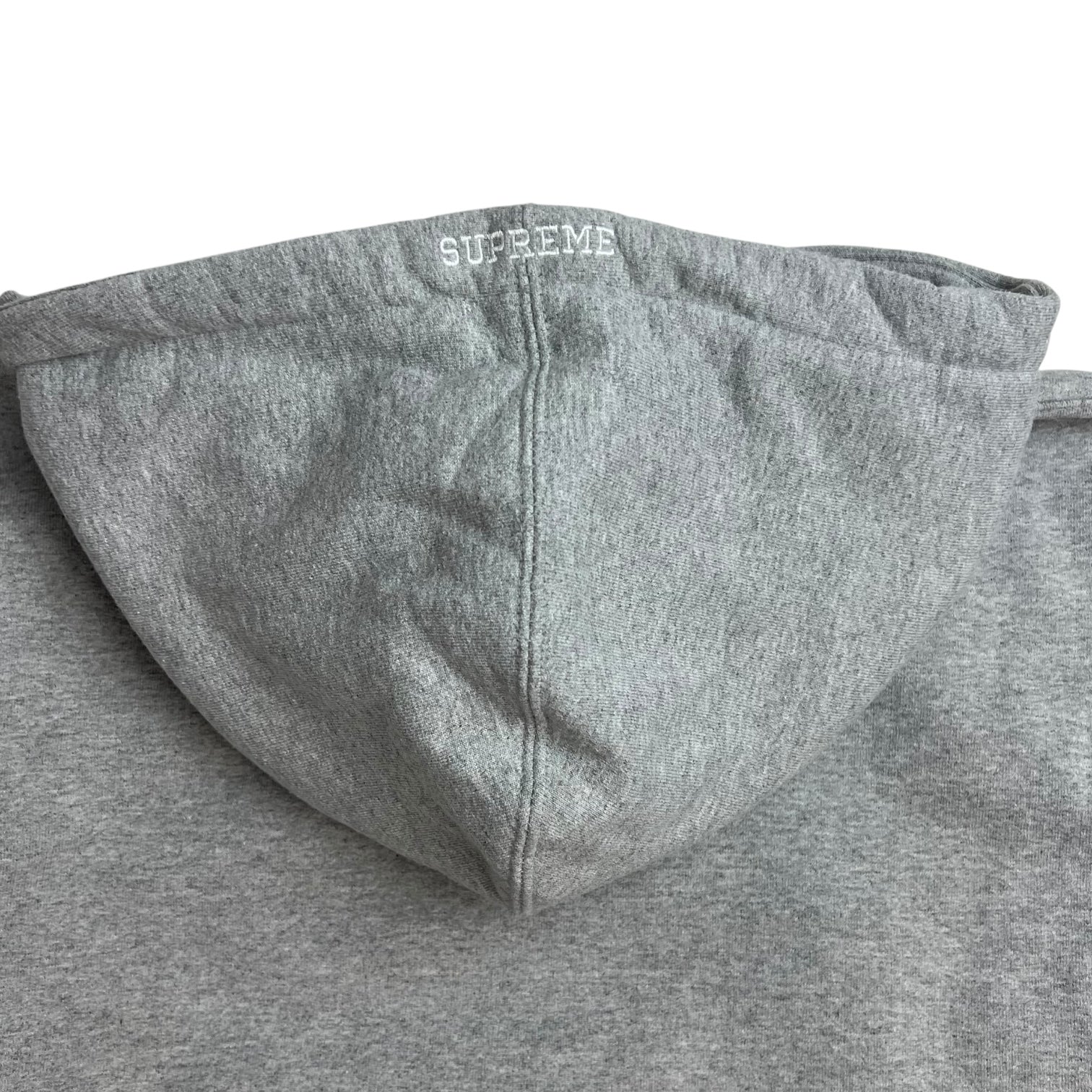 Supreme S Logo Hoodie Heather Grey