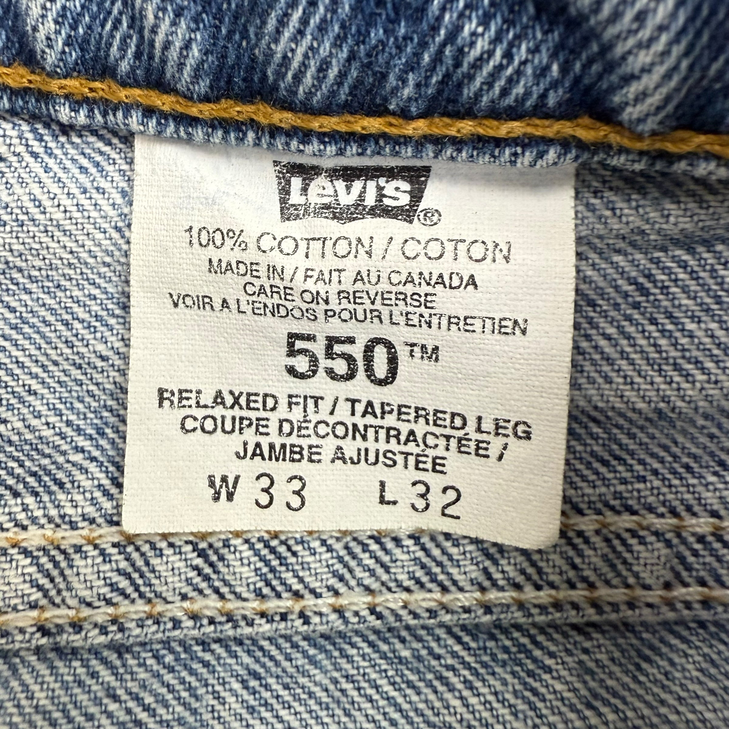 Vintage Levi’s 550 Denim Pants Light Wash