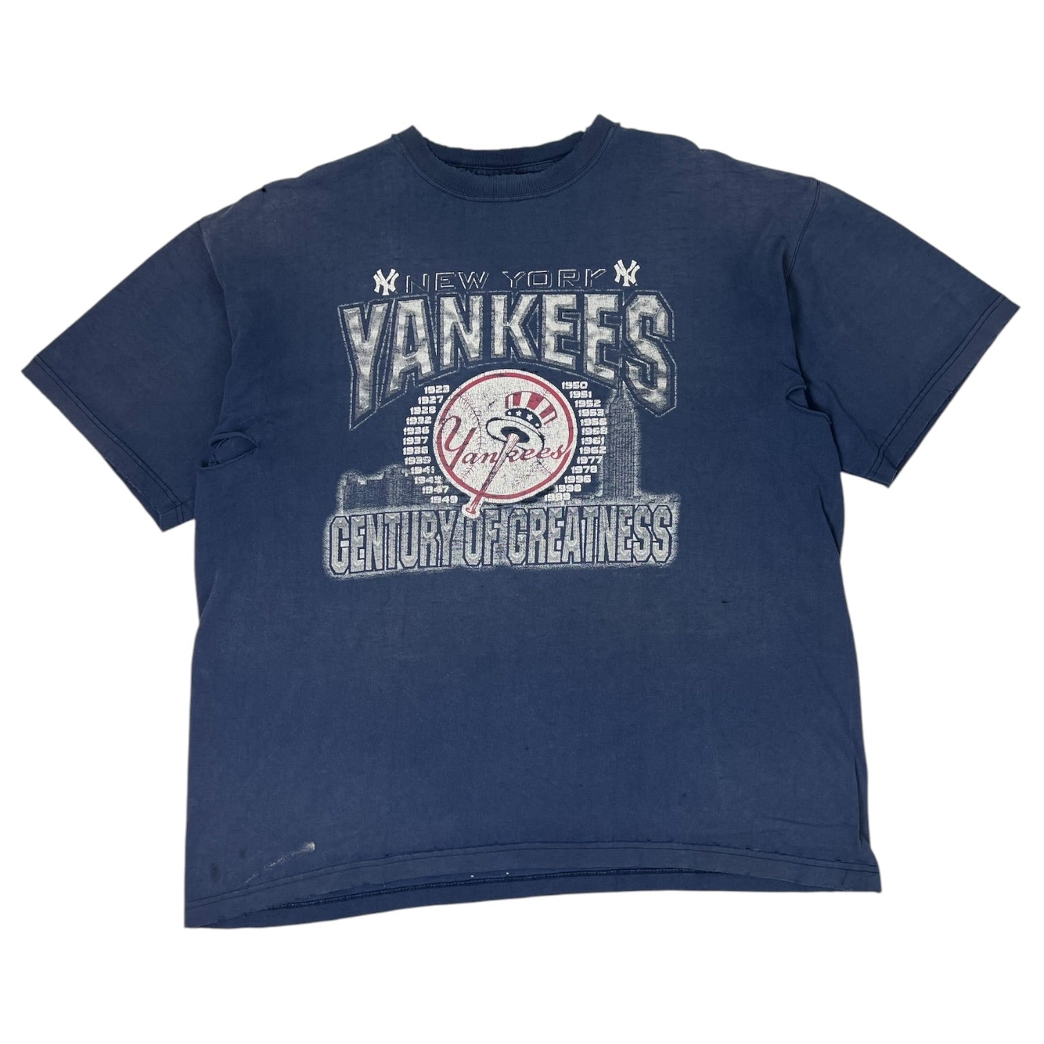Vintage Majestic New York Yankees T-Shirt “Century of Greatness” Navy