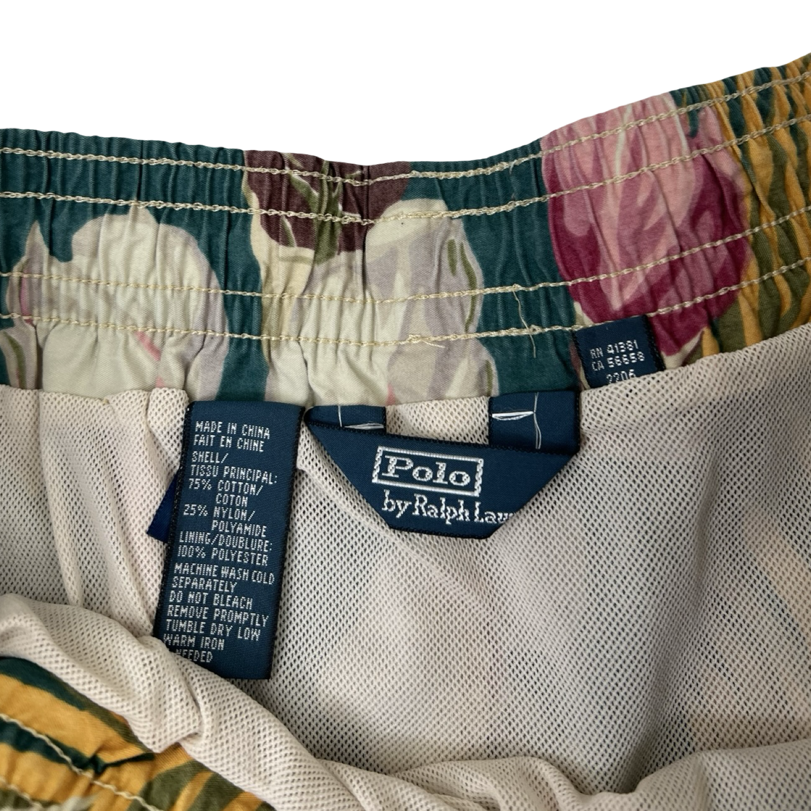 Polo Ralph Lauren Traveler Tropical Floral Swim Trunks