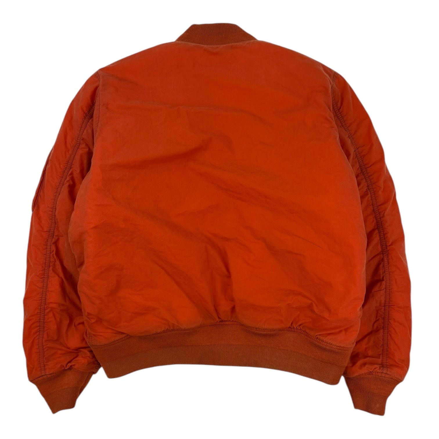 Stüssy Waxed Built Tough Reversible Bomber Jacket Rust