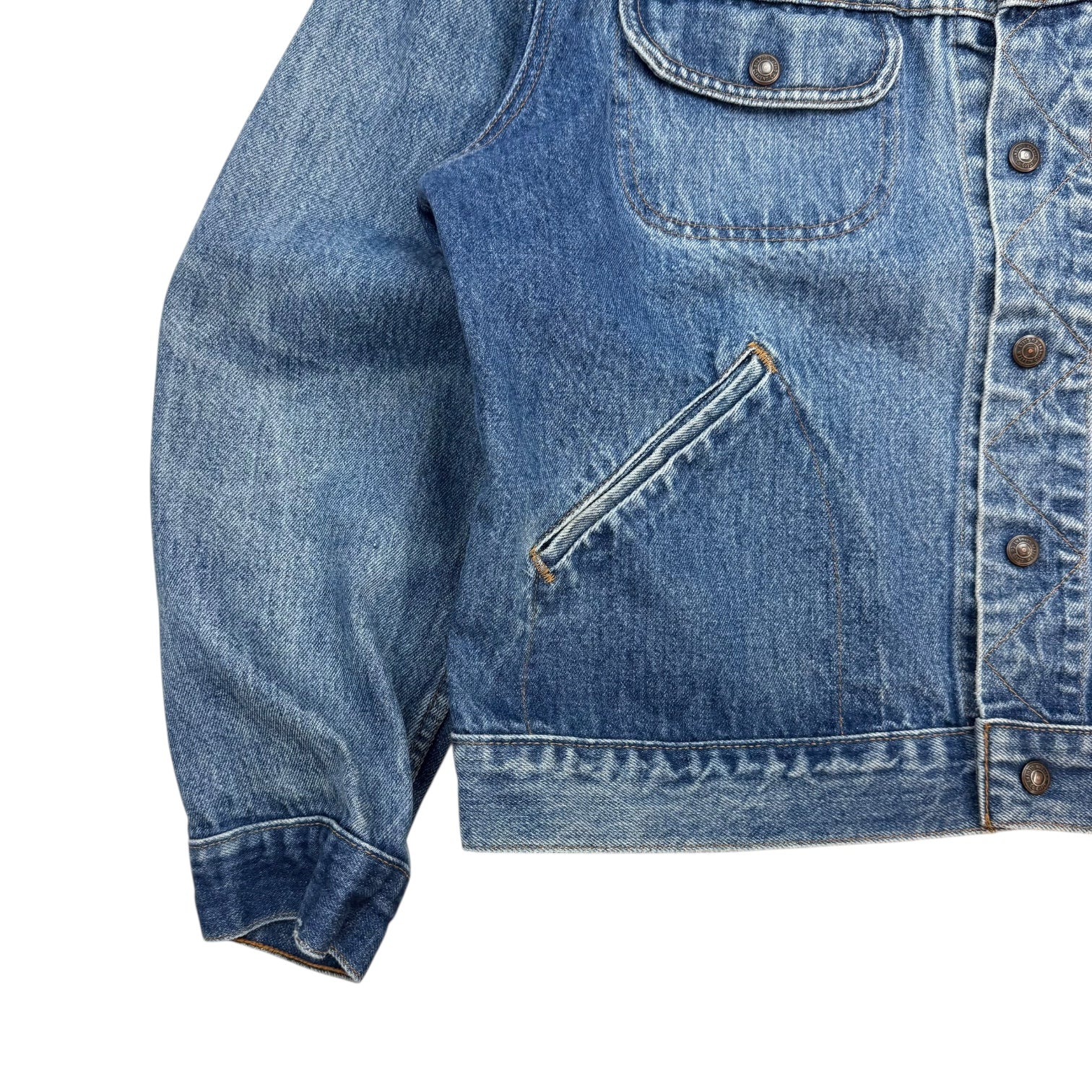 Vintage GWG Denim Button Up Jacket Medium Wash