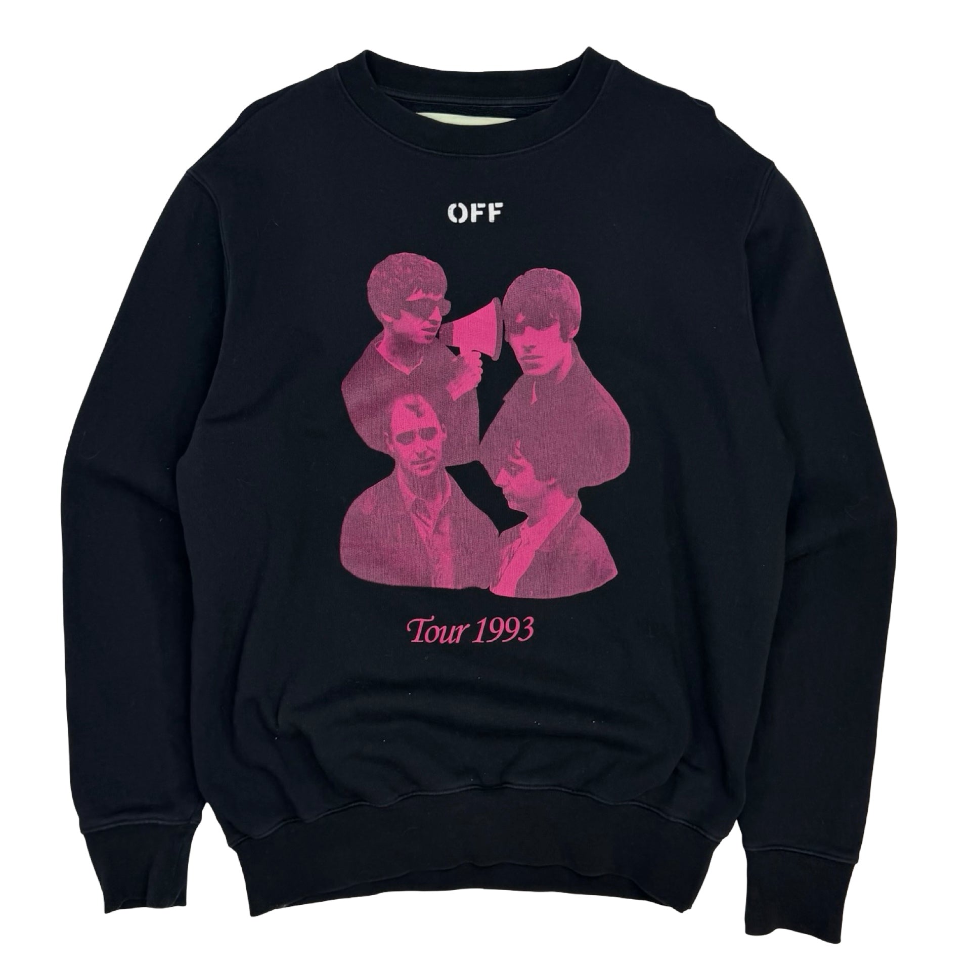 Off-White Oasis Tour 1993 “The End” Crewneck Black