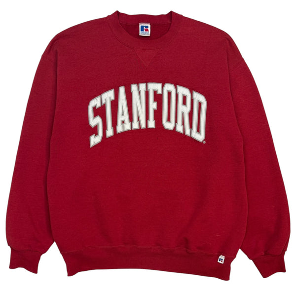Vintage Stanford University Russell Athletics Crewneck Red