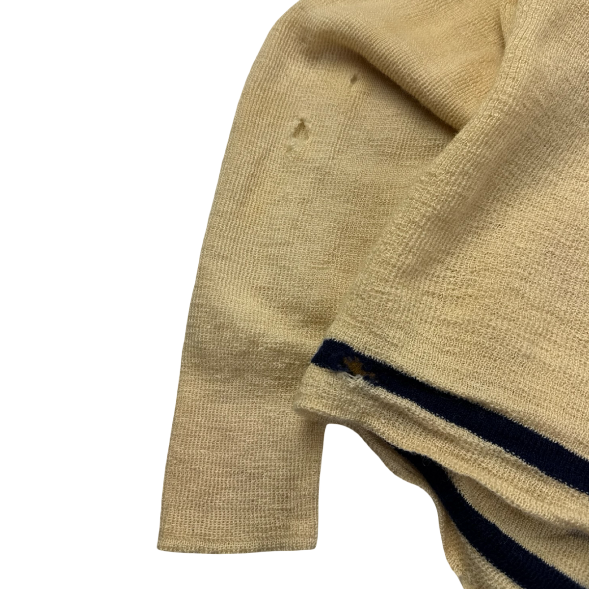True Vintage Caldwell Pure Wool Knit Cardigan Distressed