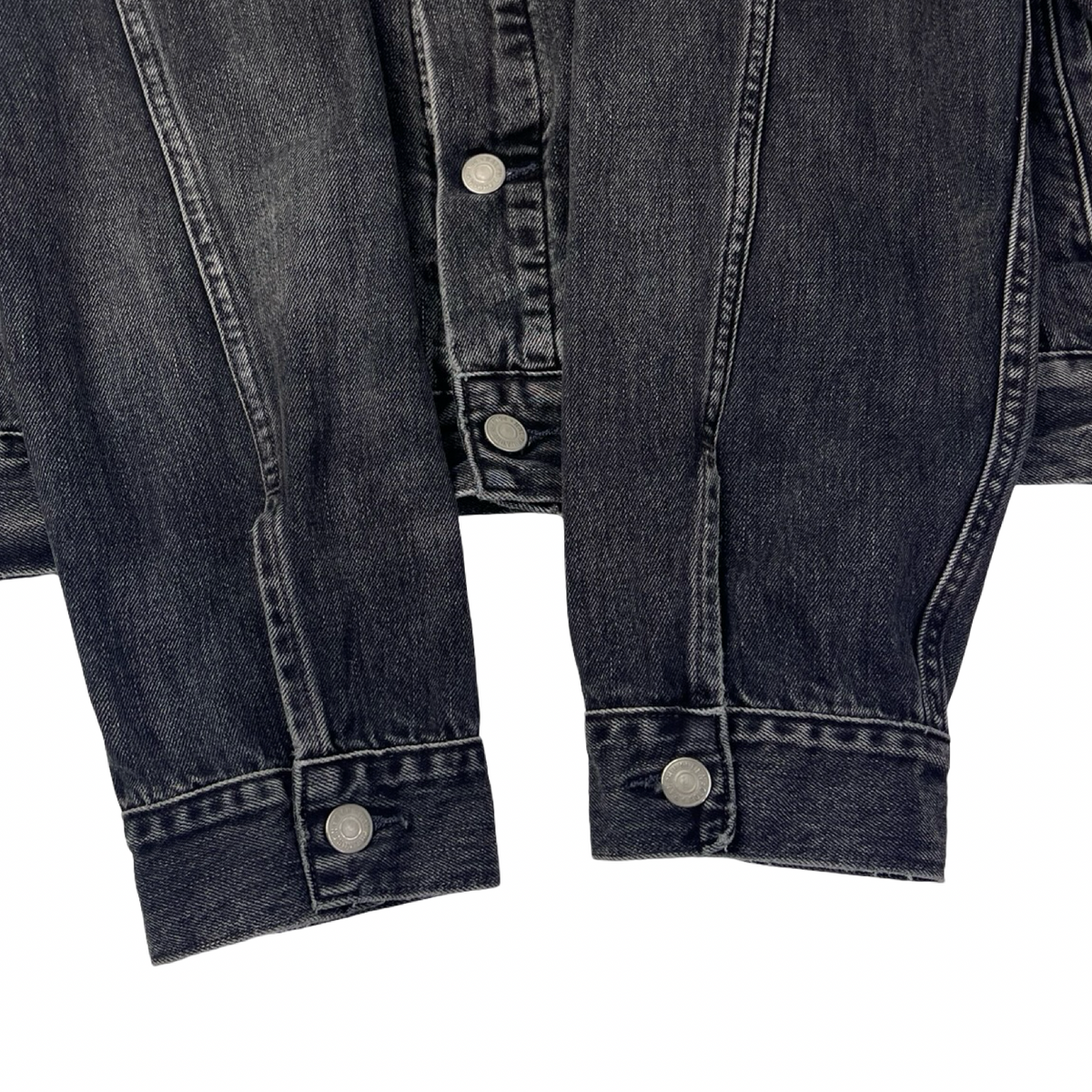 Polo Ralph Lauren Bulldog Varsity Denim Trucker Jacket Faded Grey