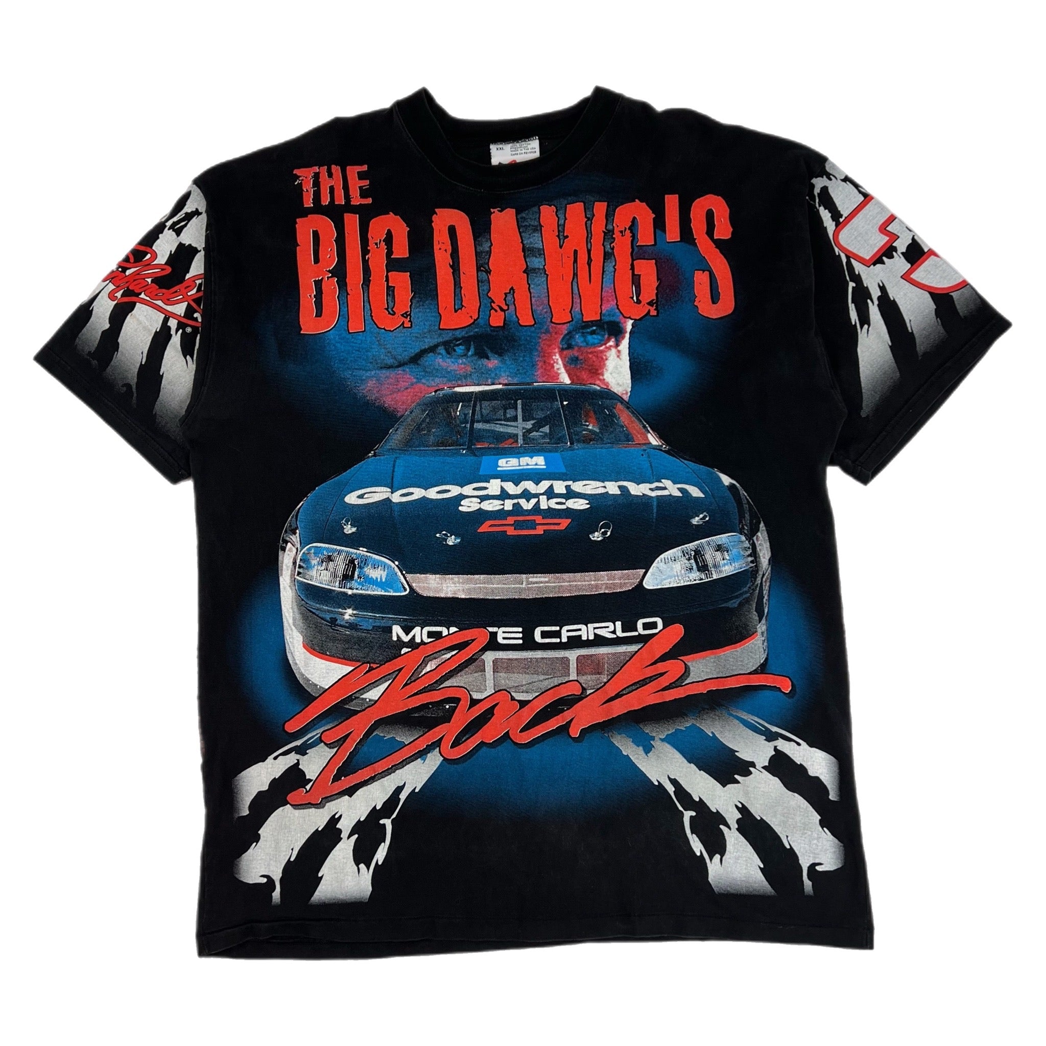 1997 NASCAR Big Dawg Is Back Dale Earnhardt Tee