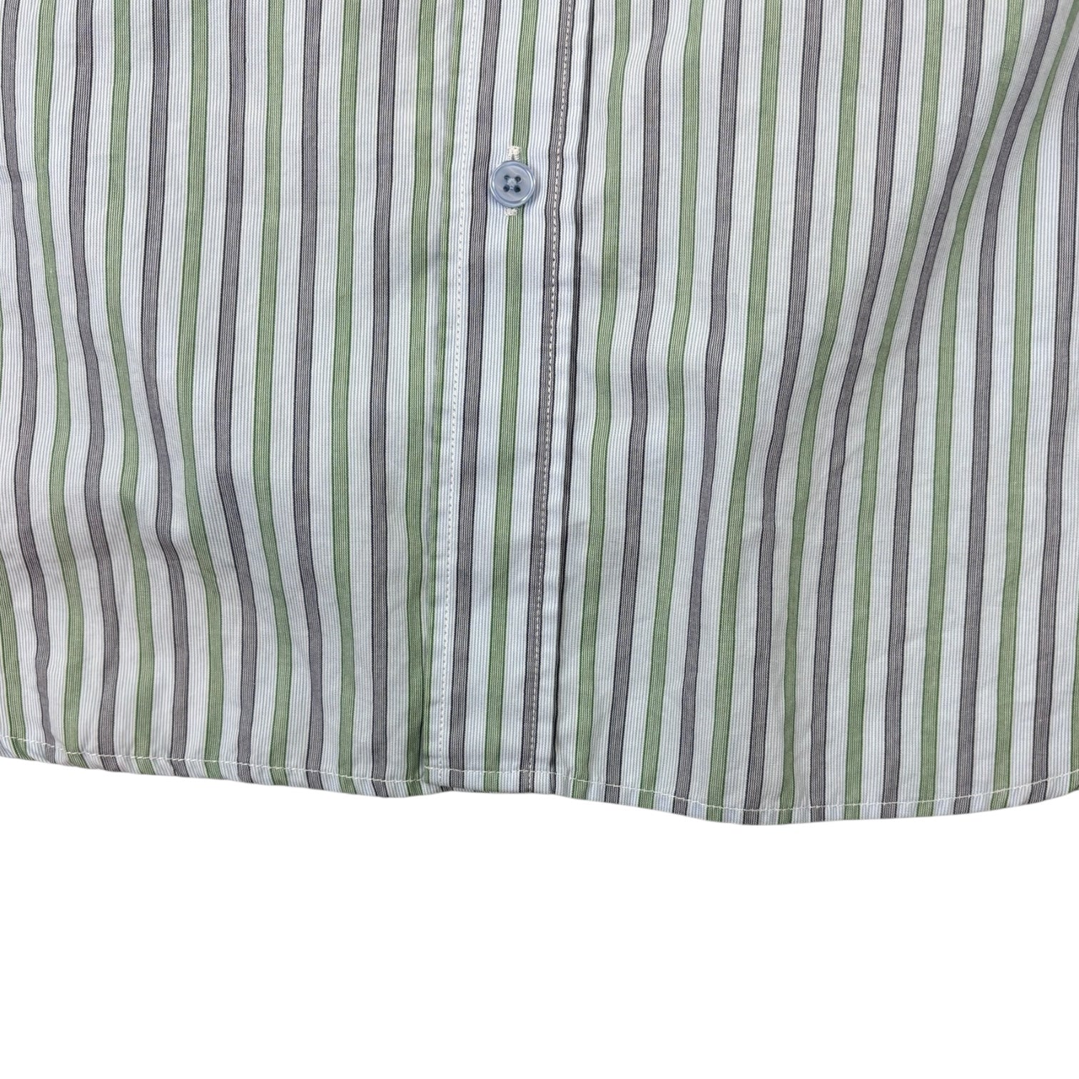 Martine Rose Striped Long Sleeve Button Down Shirt