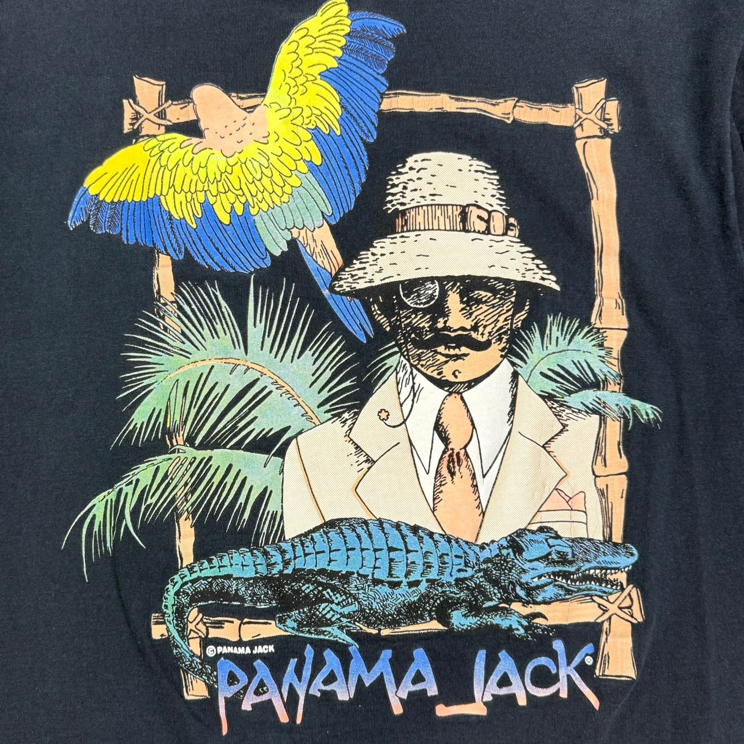 Vintage Panama Jack Tee Black