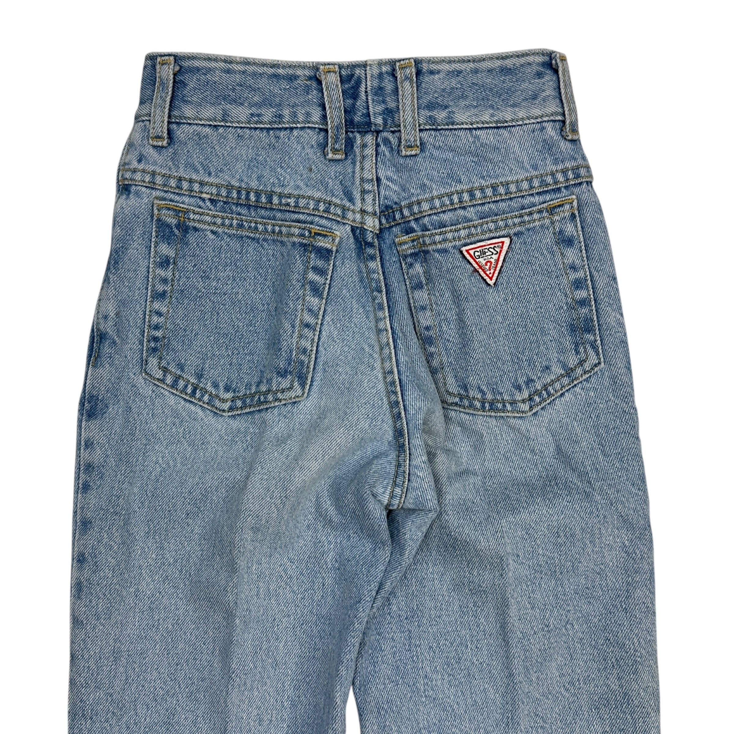 (W) Vintage Guess Denim Jeans Light Wash