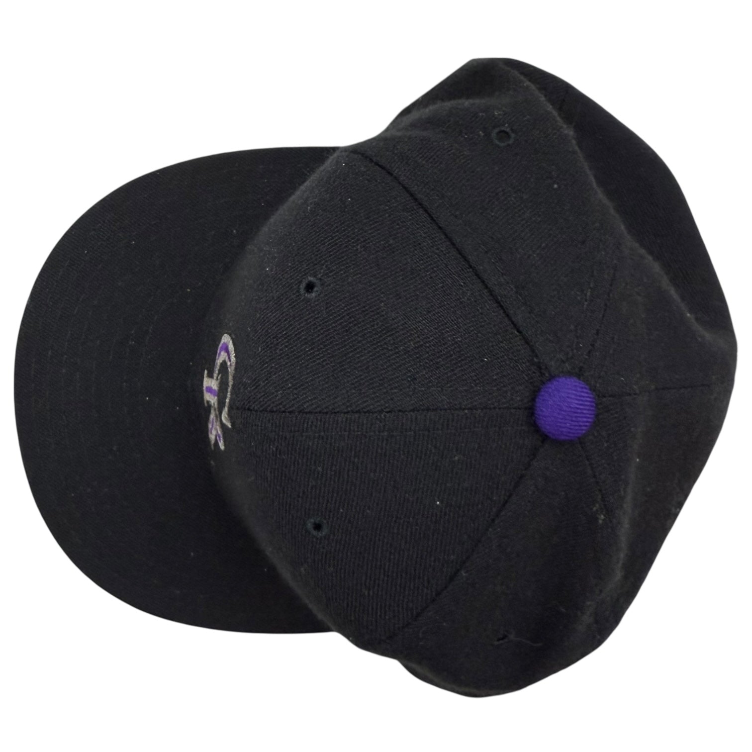 Vintage New Era Colorado Rockies Fitted Hat Black