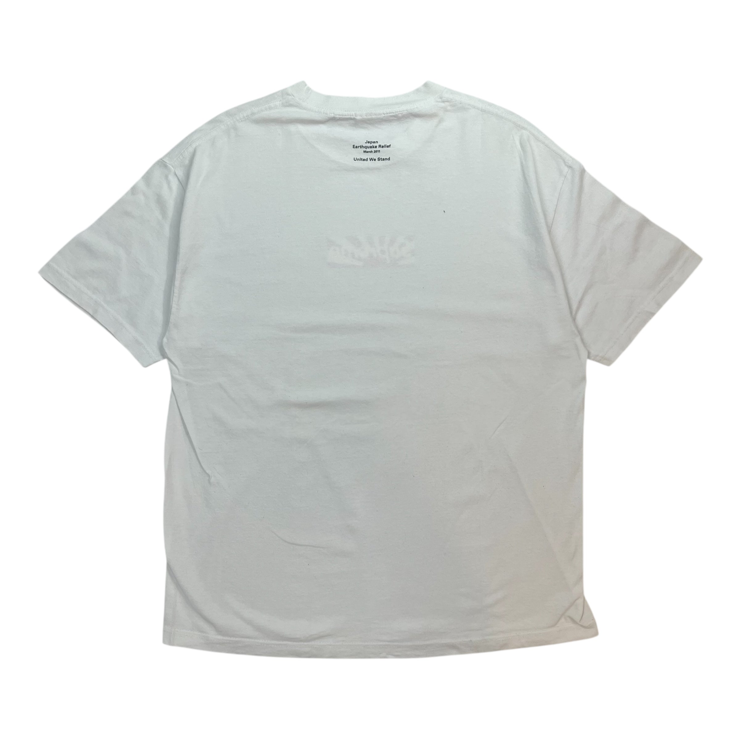 Supreme Japan Earthquake Relief Box Logo Tee White