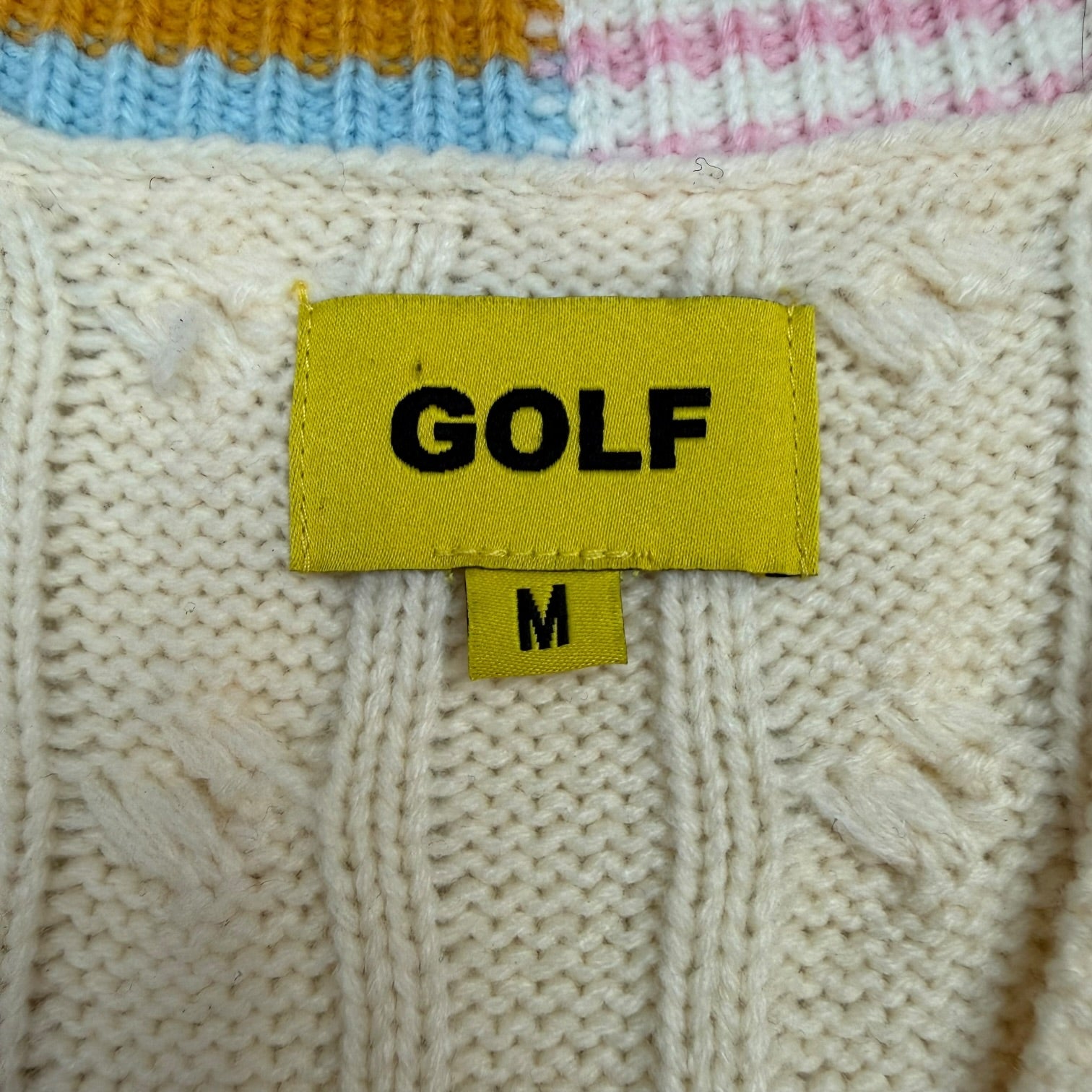 Golf Wang Sweater Vest White/Green