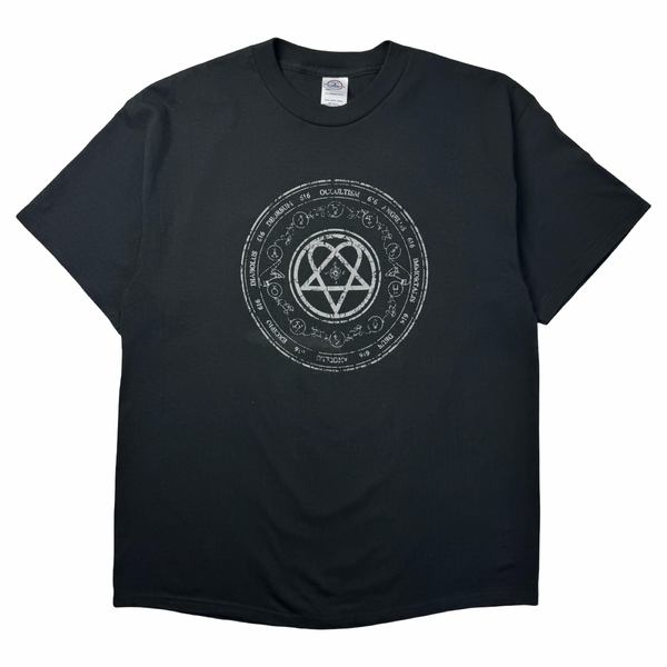 2005 HIM Occult Sigil Heartagram Love-Metal Band T-Shirt