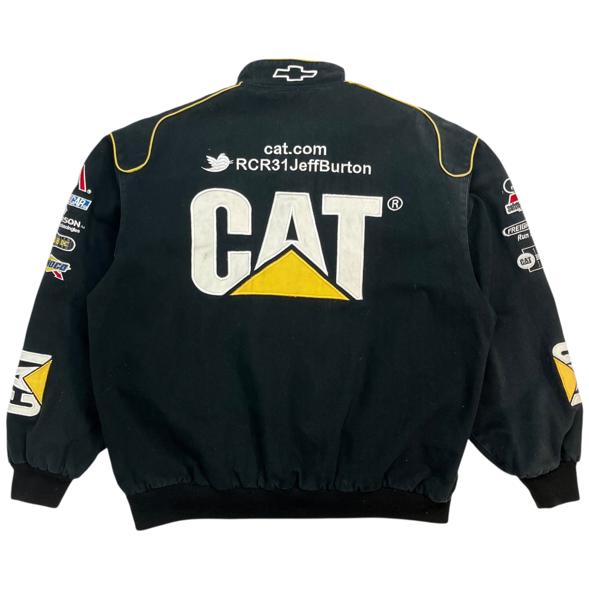 Vintage NASCAR Jeff Burton Racing Jacket Black