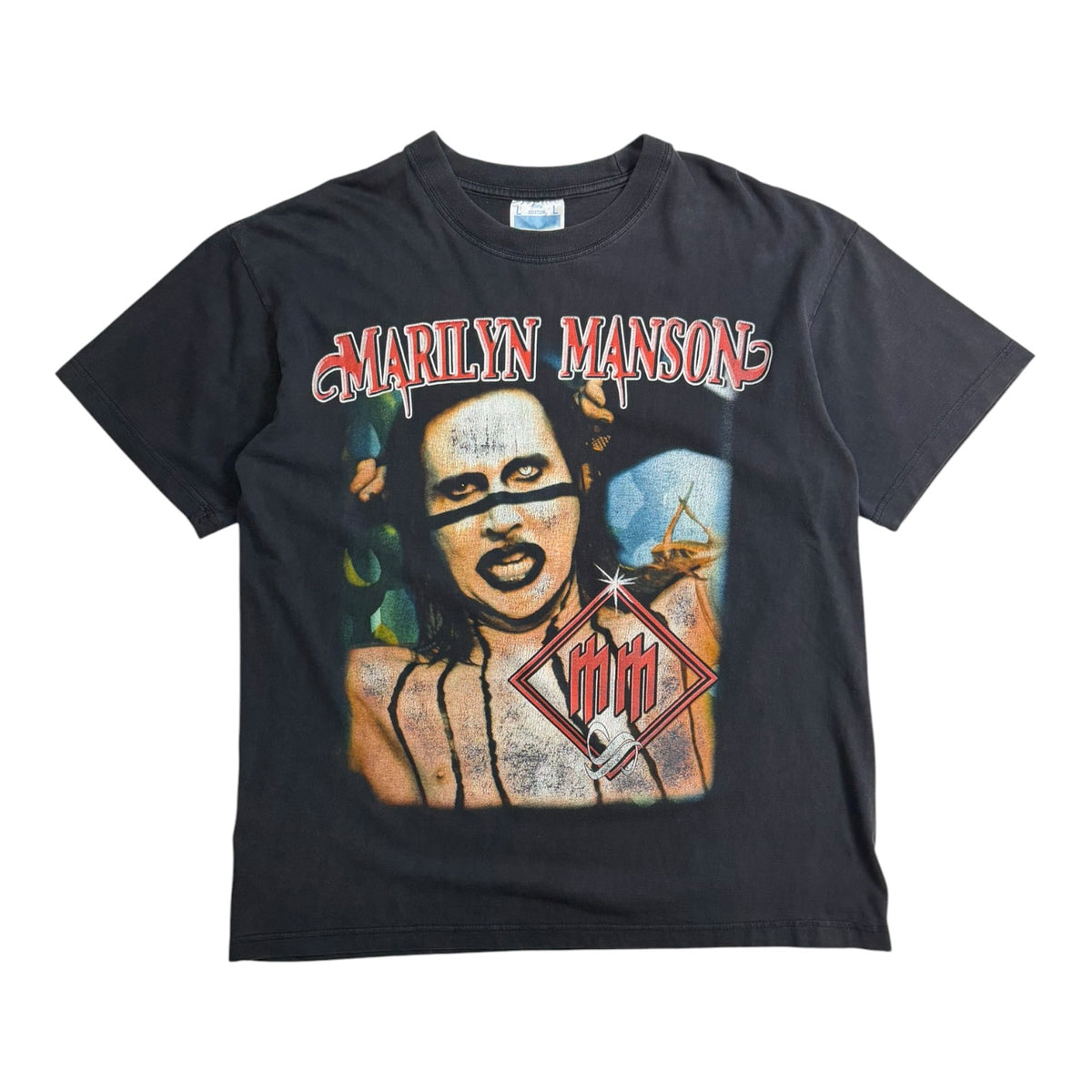 Vintage 90s Marilyn Manson Band T-Shirt Black