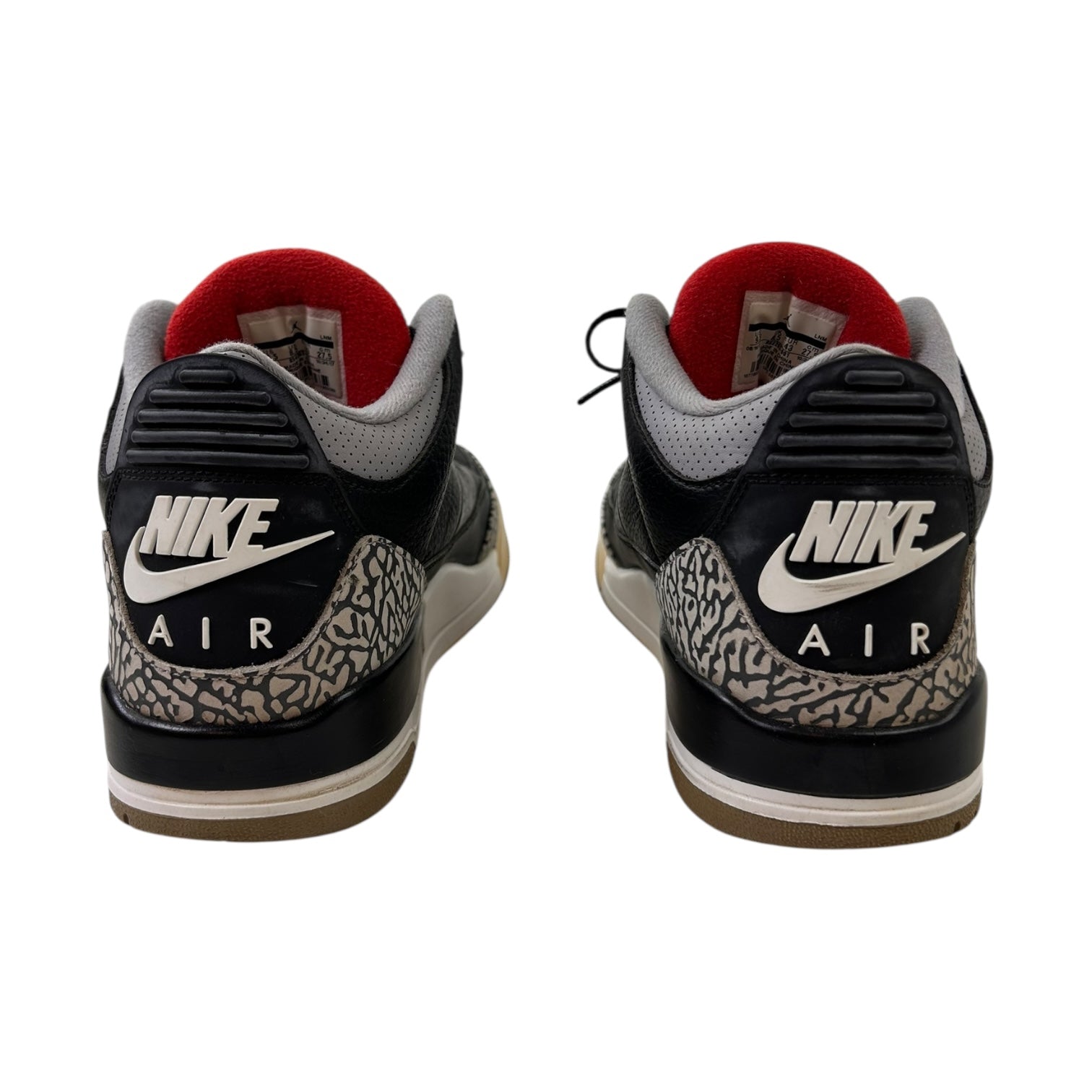 Jordan 3 Black Cements (Used)