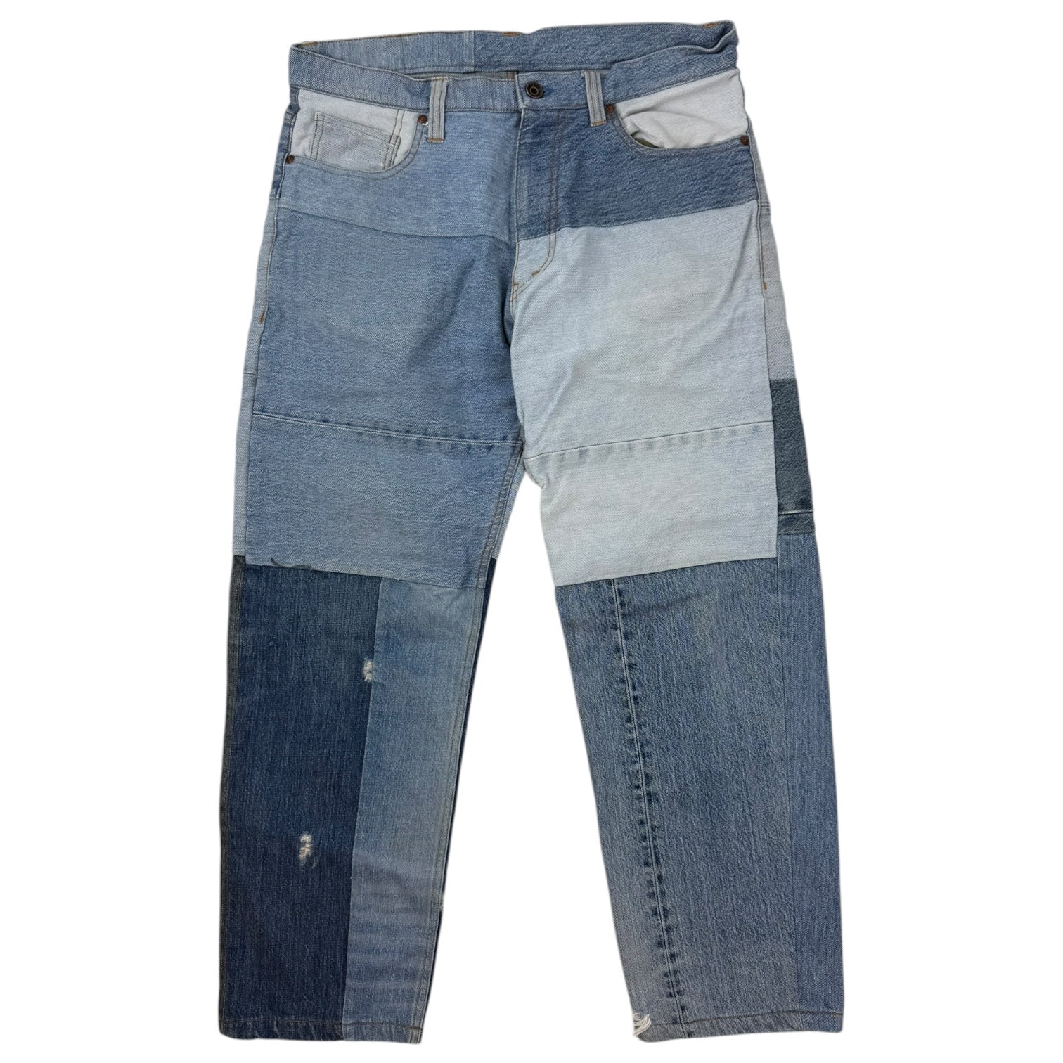 Vintage Y2K Patchwork Denim Jeans