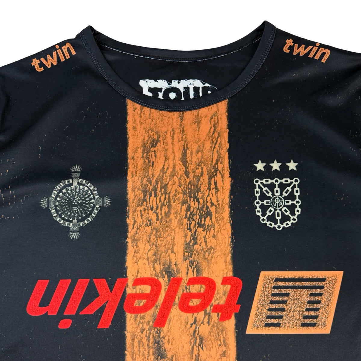 Cactus Jack by Travis Scott Spain Soccer Shirt Black/Orange